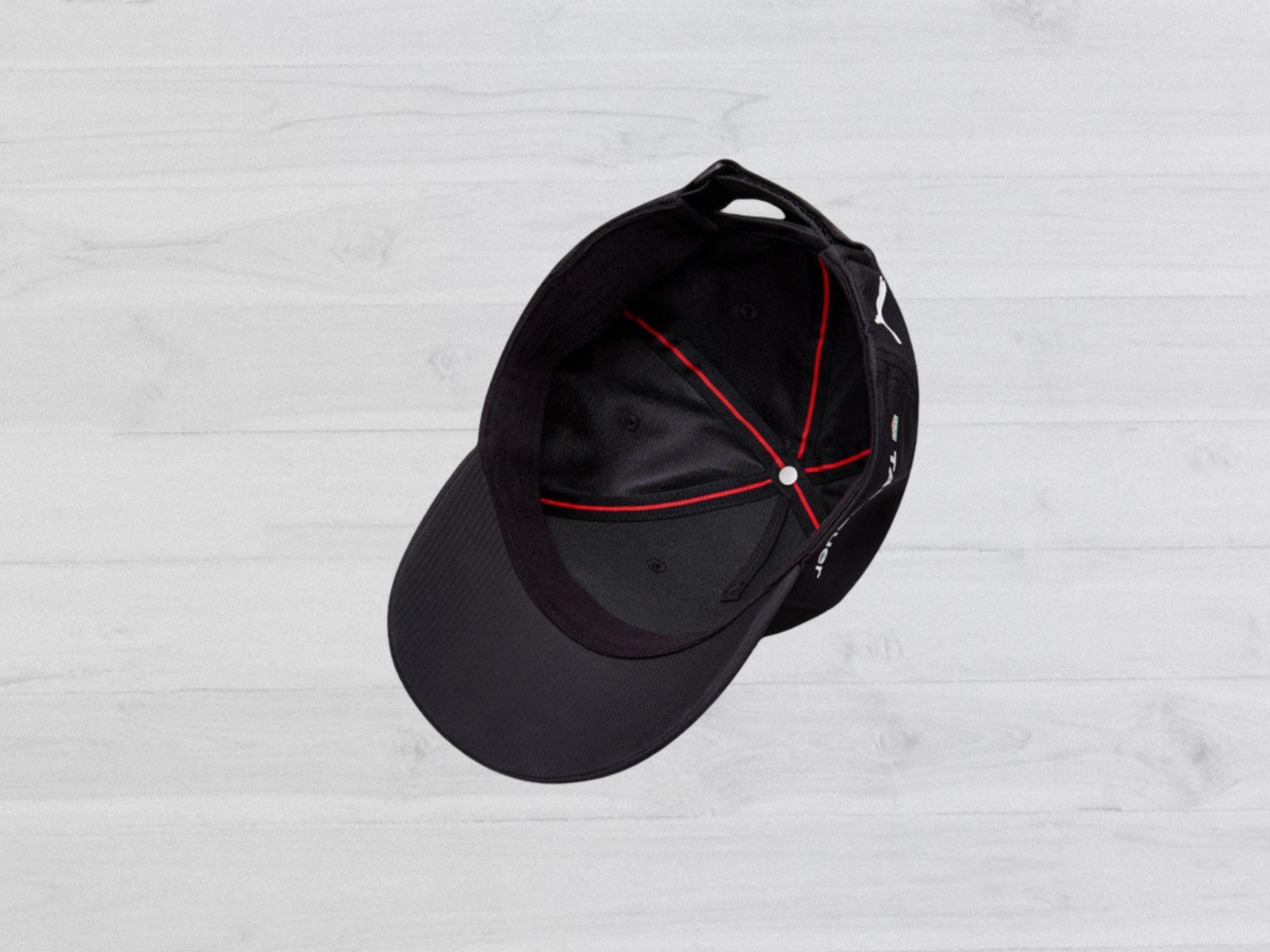 Porsche Motorsport Cap: Tag Heuer Edition, Puma Design - Black Racing Hat
