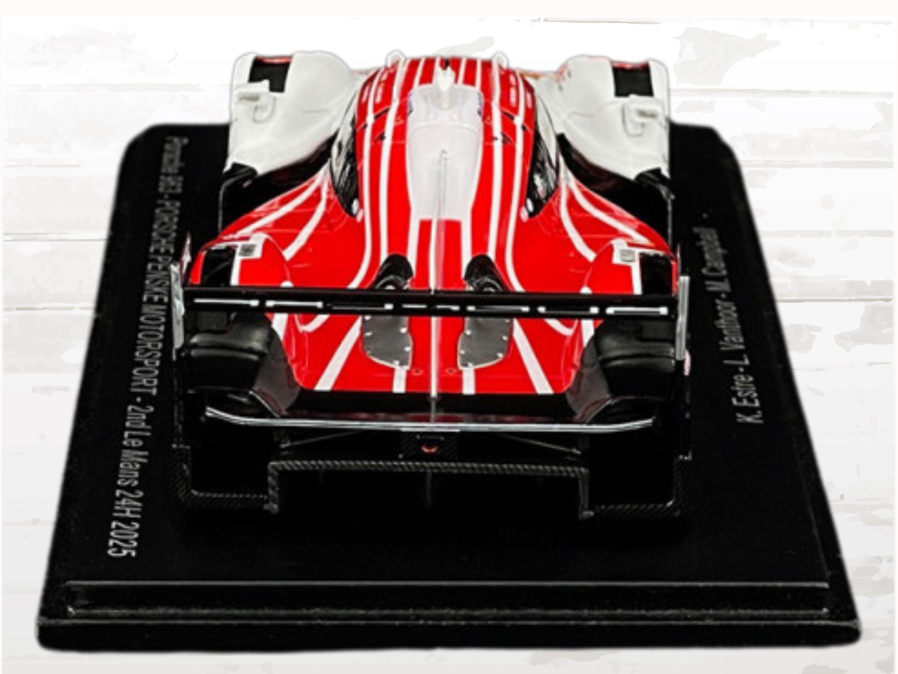 Porsche 963 No.6 2nd 24 Le Mans 2025 1:43 Scale Model – Porsche Penske Motorsport