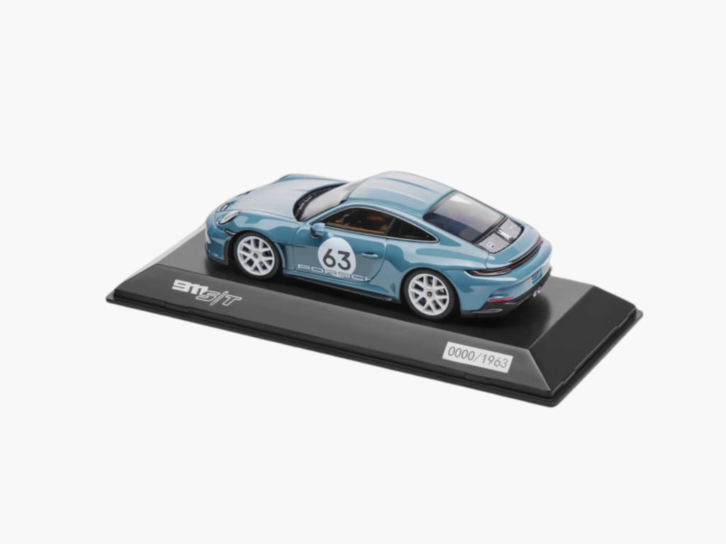 Porsche 911 S/T Scale Model: 992, Shore Blue Metallic, 1/43, Limited Edition