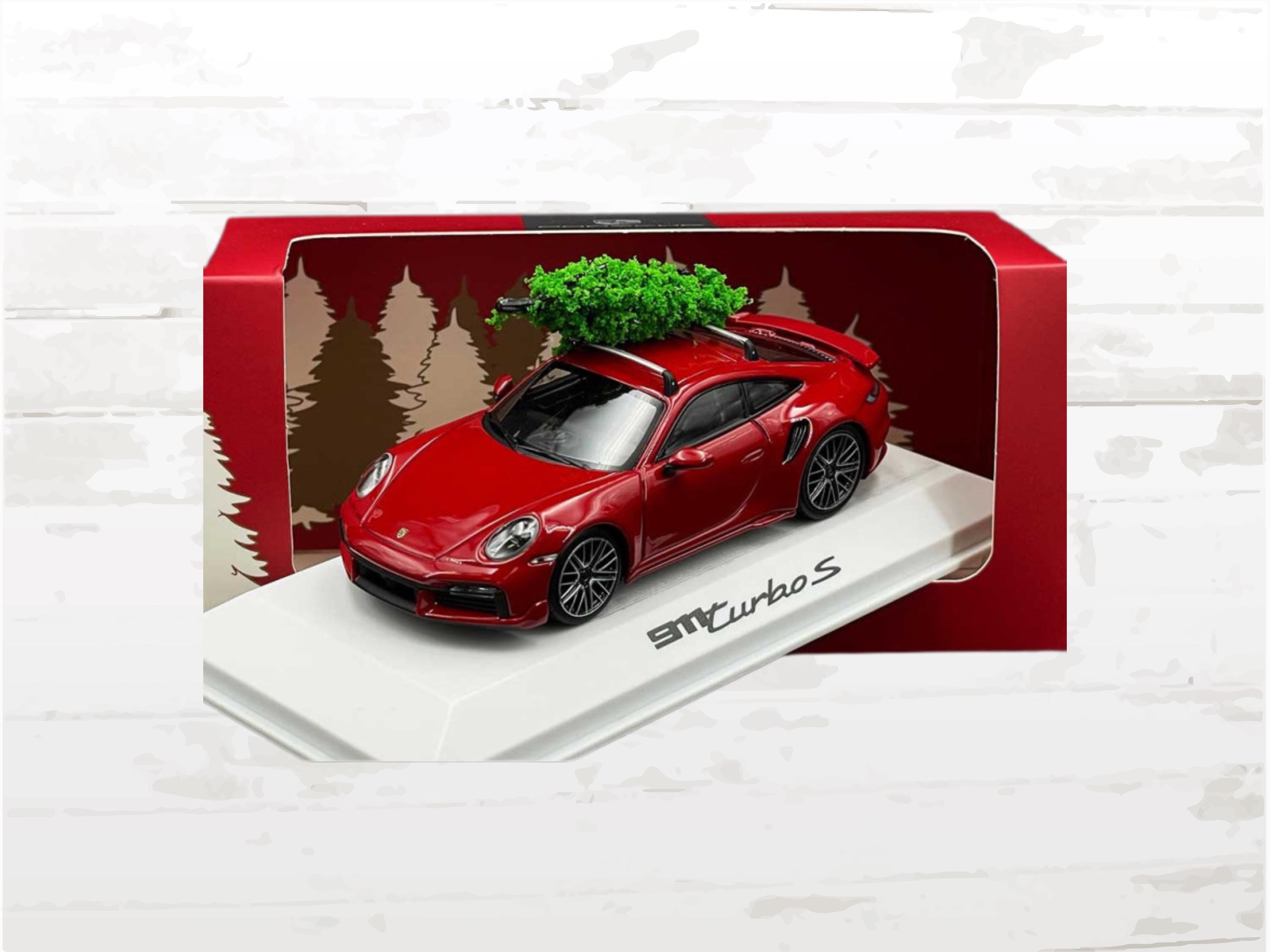 Porsche 911 Turbo S Christmas Model Car: 2023 Holiday Edition