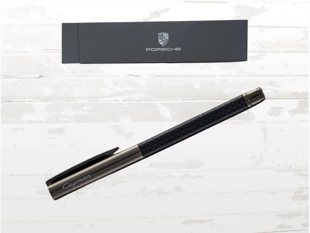 Porsche Cayman Rollerball Pen, Silver Metallic Design