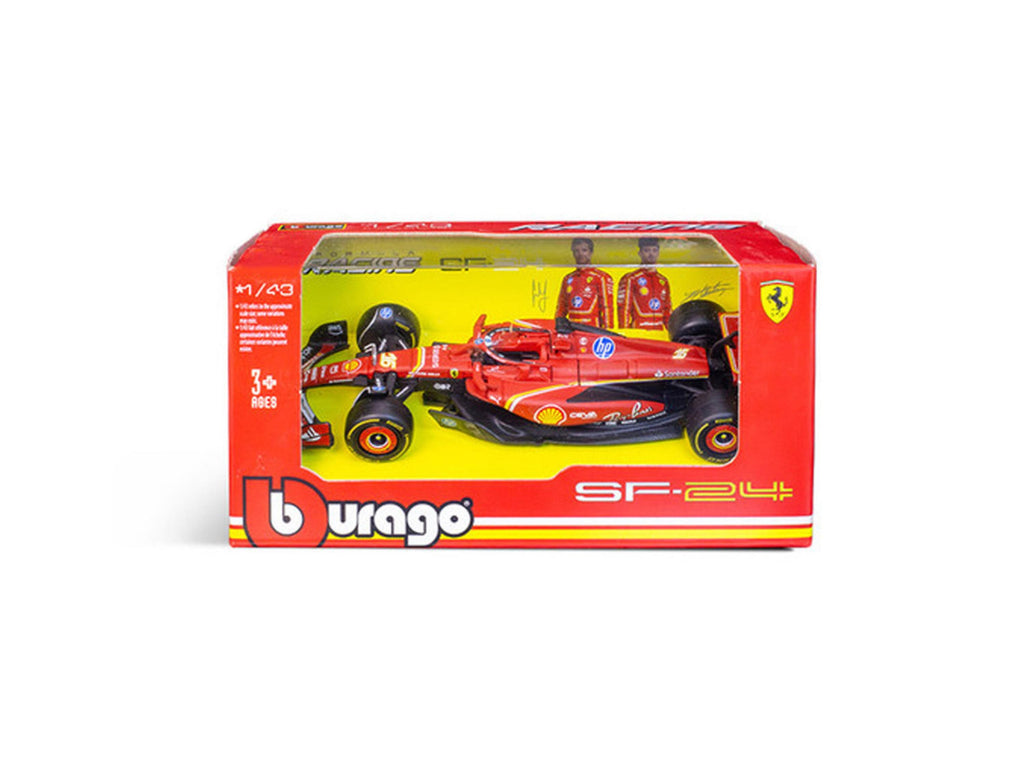 Ferrari SF-24 Leclerc F1 2024 Model Car 1:43 | Formula 1 Gift | Diecast Red Racing Collectible | Gift for Ferrari Fans