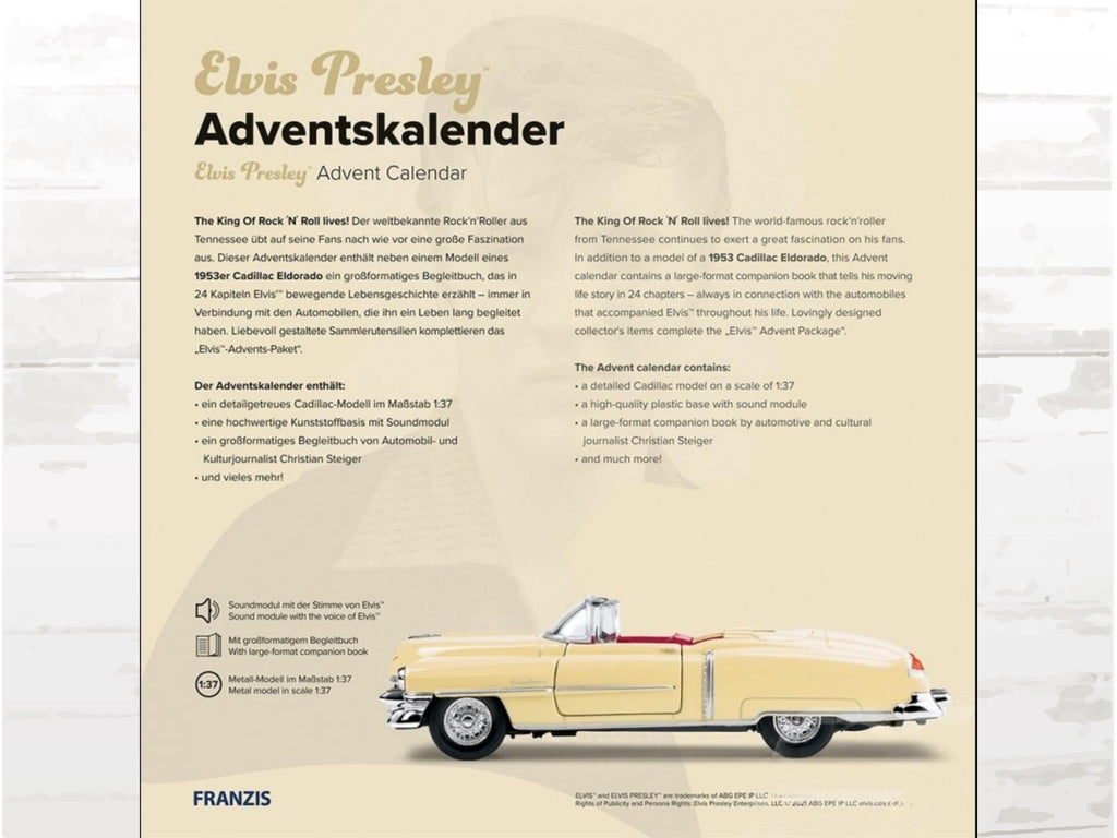 Elvis Presley's 1953 Cadillac Eldorado Advent Calendar: DIY Model Kit