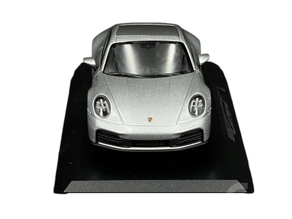 Porsche 911 Carrera Coupe Type 992.2 GT Silver 1:43 Scale Model Car – Diecast Collectible , 2024 New Release