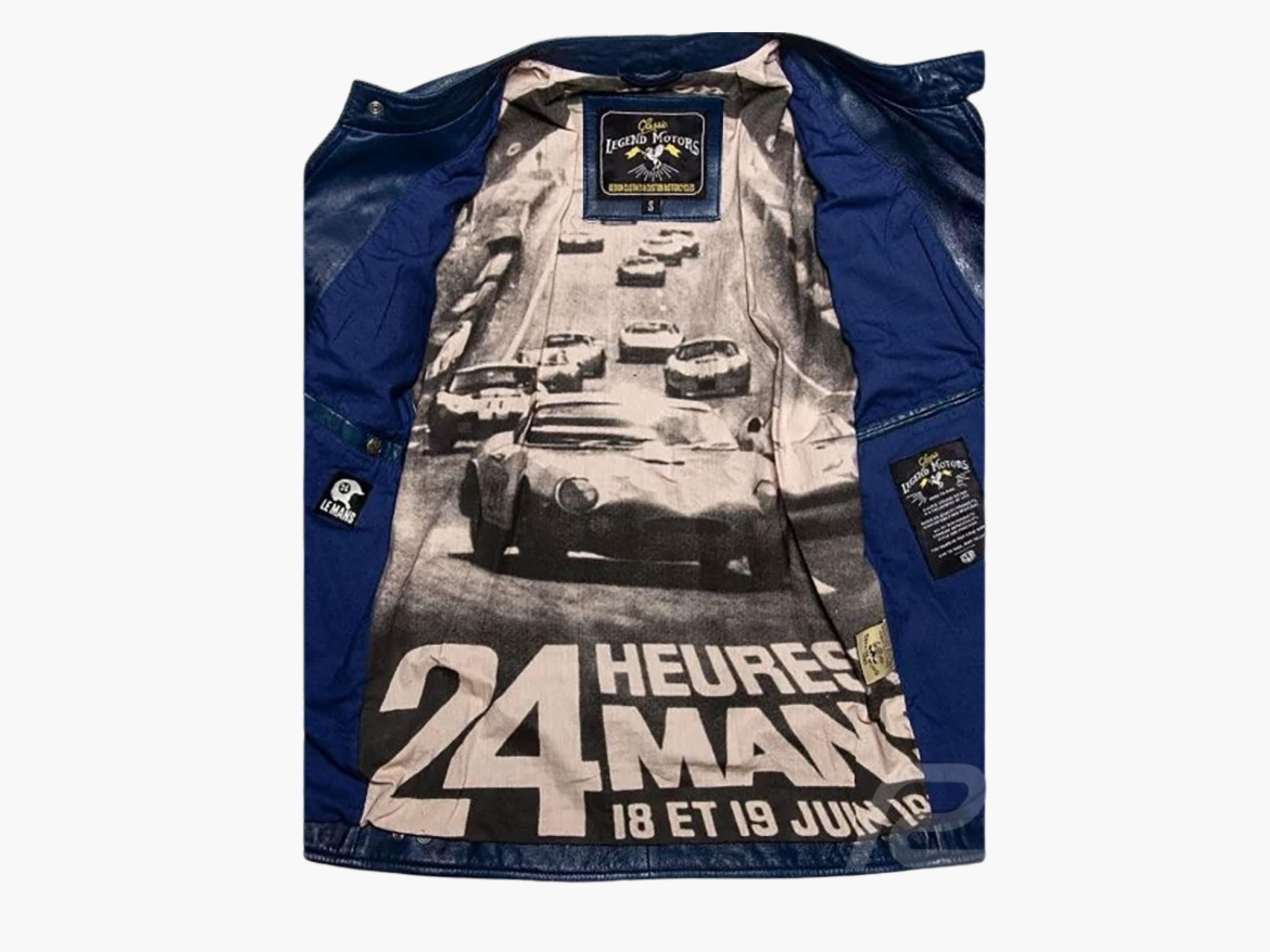 Men’s Luxury Racing Leather Jacket – Inspired by 24h Le Mans Heritage