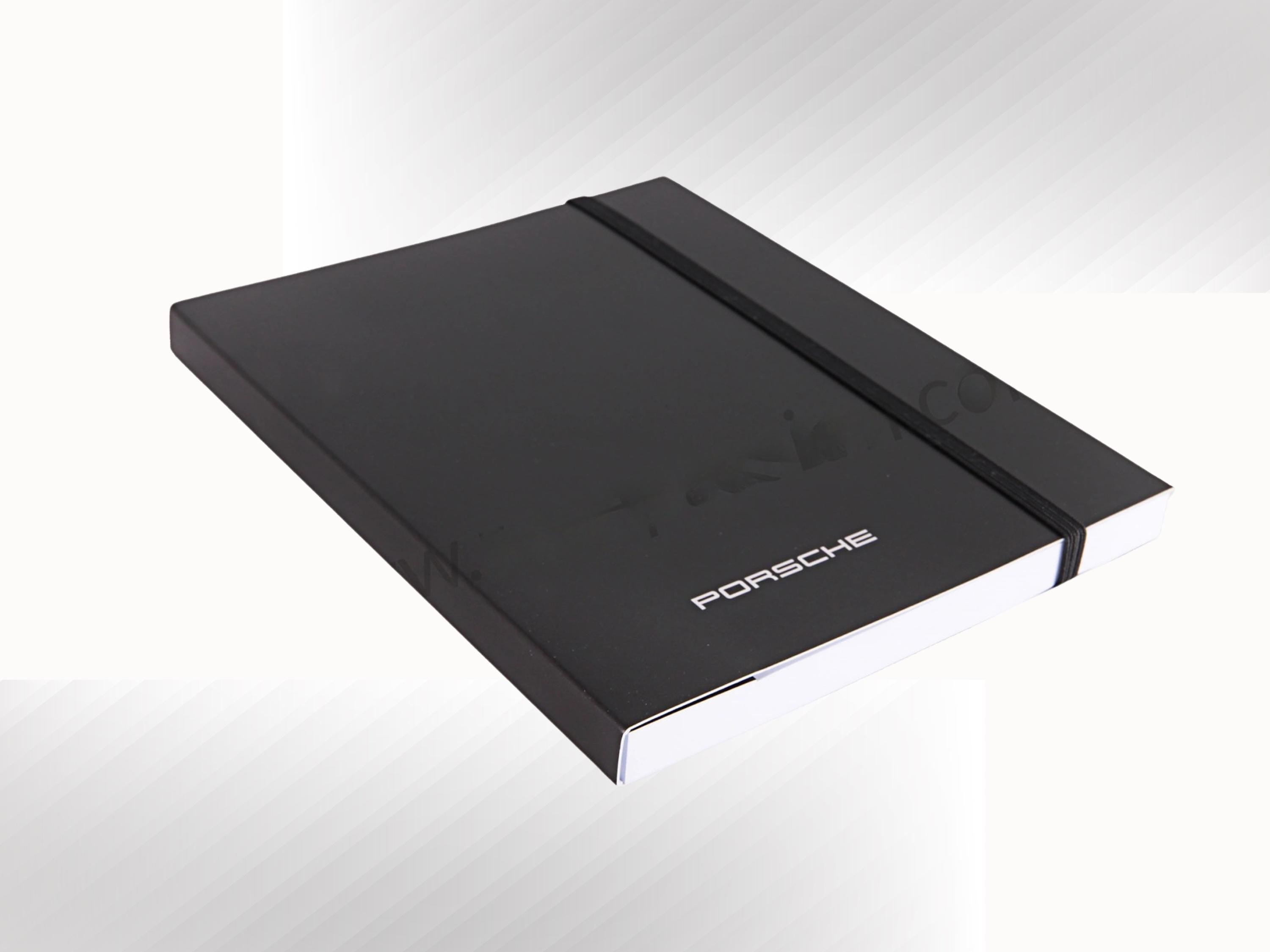 Porsche Notebook with Pen Essential | Black | Made in Germany | A5 Notepad