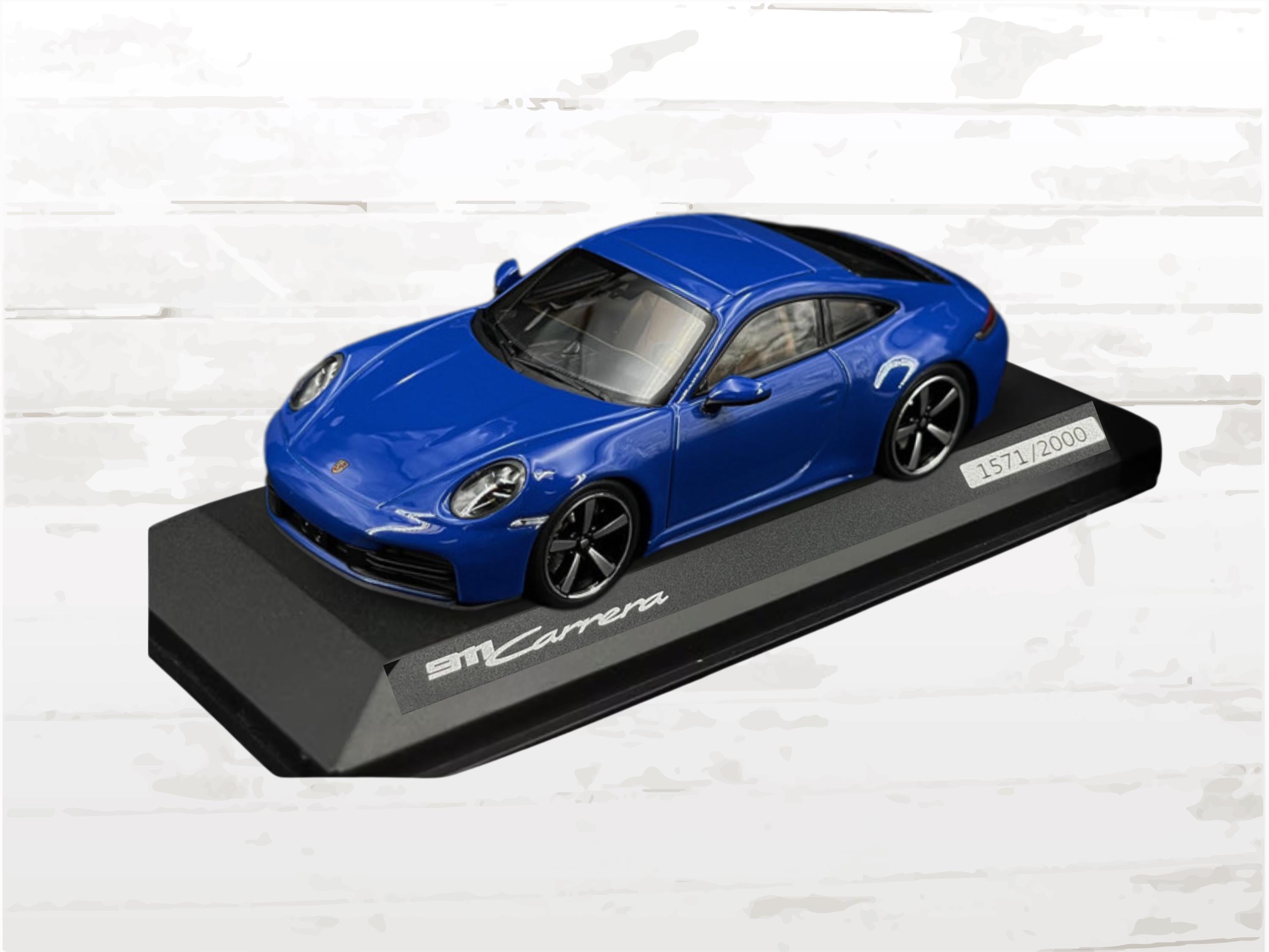 Porsche 911 Carrera 992.2 2024 Model | 1:43 Lugano Blue Limited Edition | Numbered 2000 Pieces I Collector Car