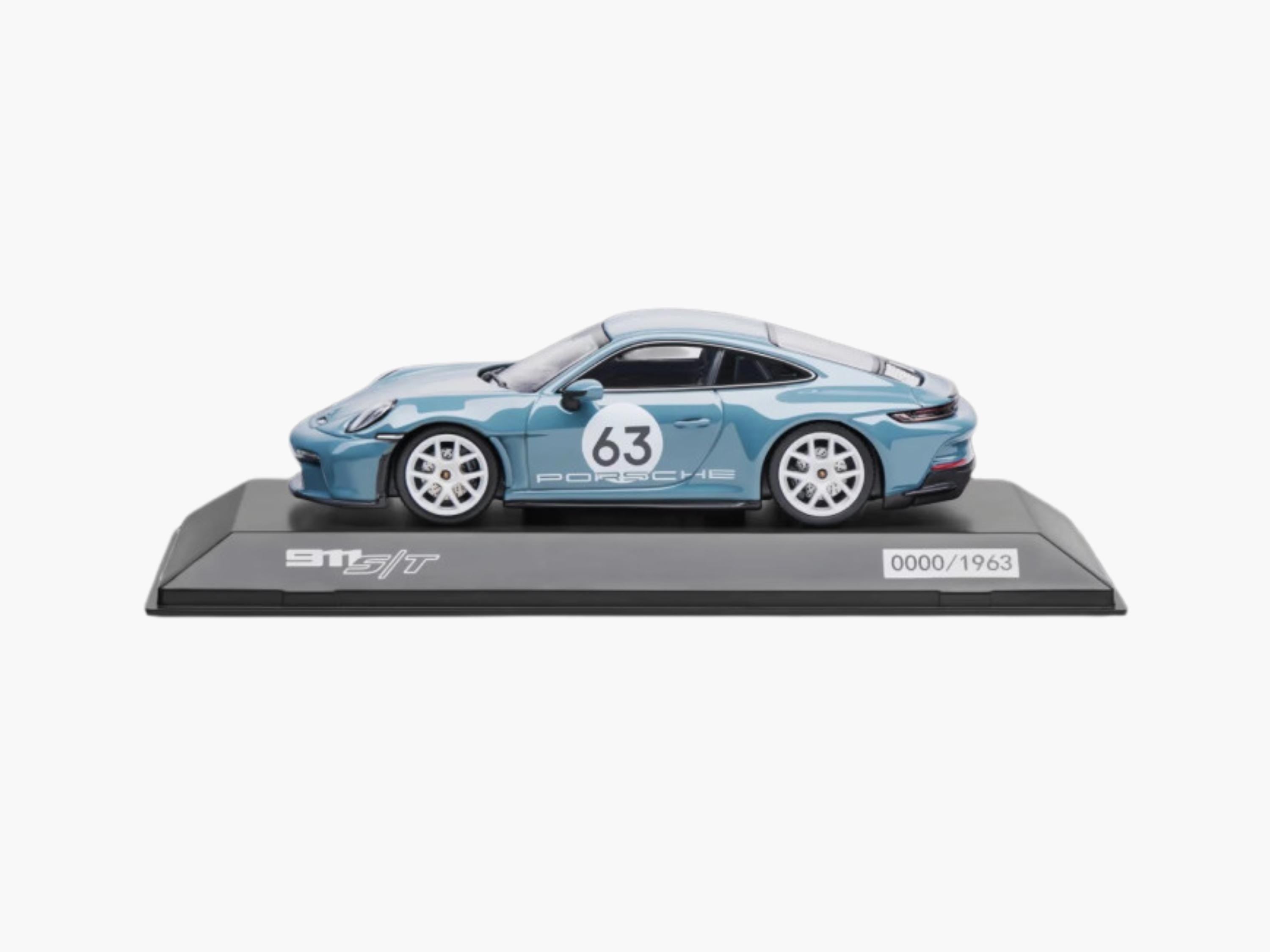 Porsche 911 S/T Scale Model: 992, Shore Blue Metallic, 1/43, Limited Edition