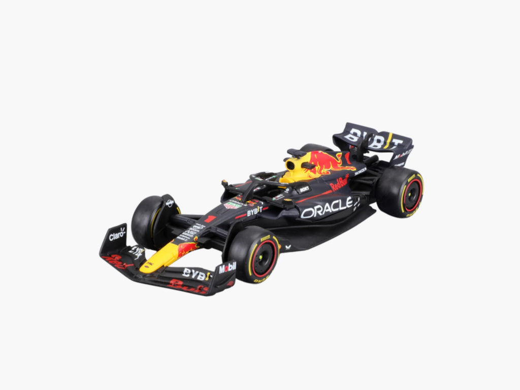 Formula 1 Race Car Model Toy, 1:43 Scale 2023 - Collectible Miniature RB19, with Yellow Tires