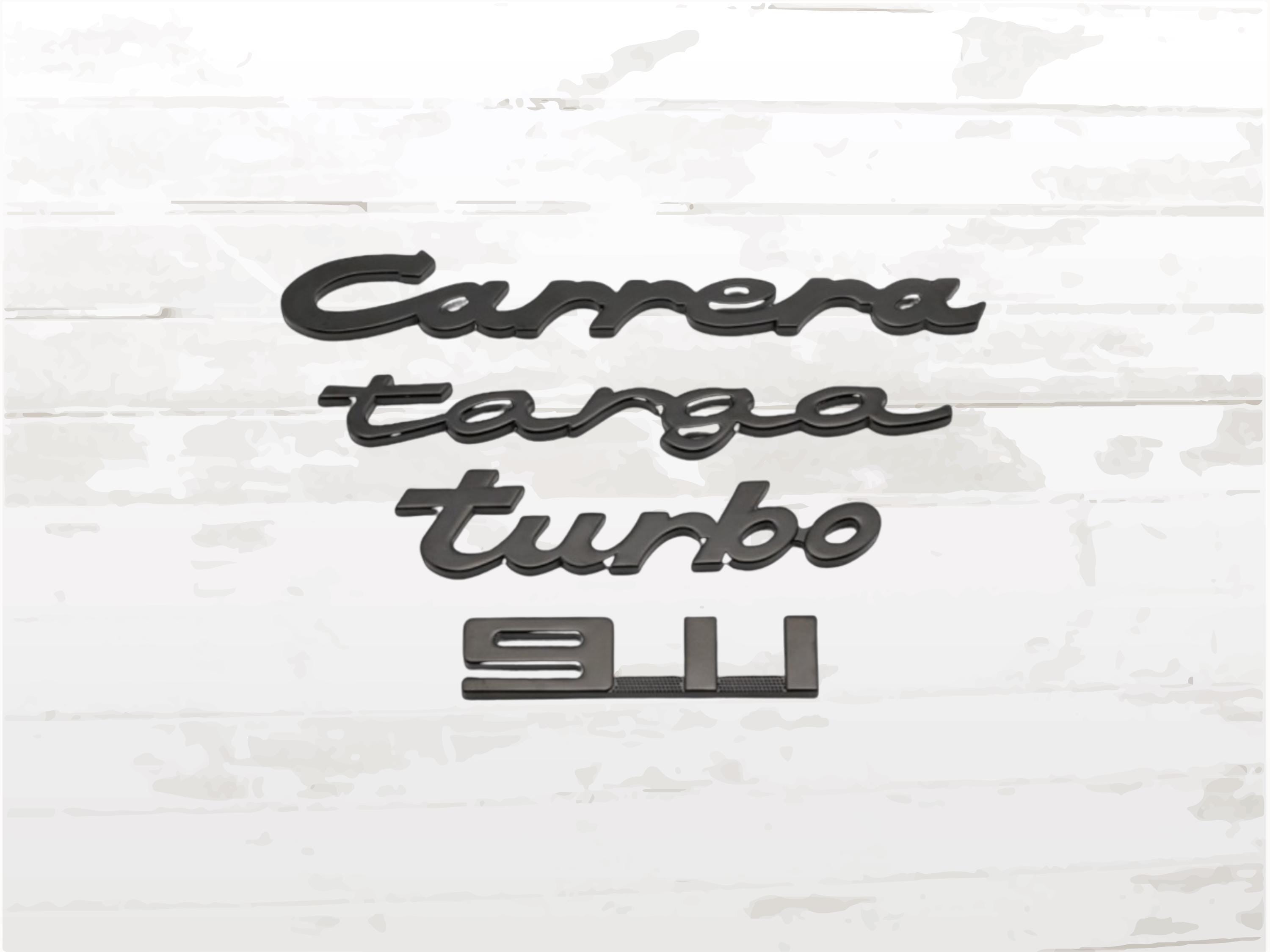 Porsche Magnet Set – 911, Carrera, Targa, Turbo | Gift Boxed Monogram Magnets