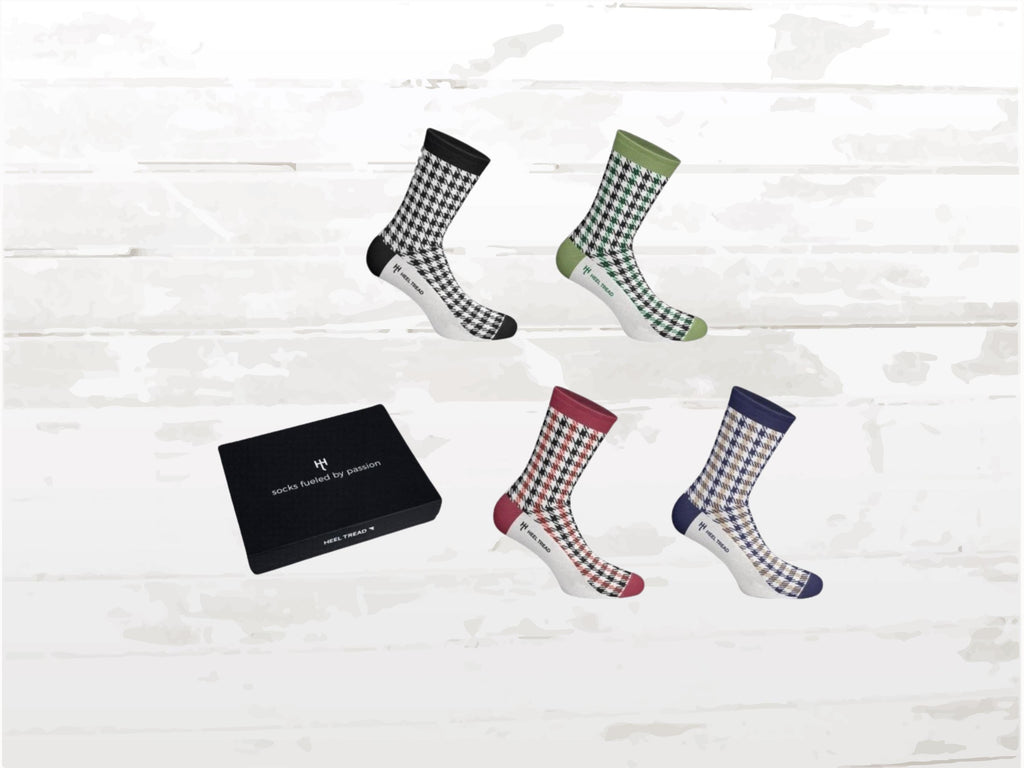 Porsche 911 Pepita Socks Box Set: Recaro Heritage Collection