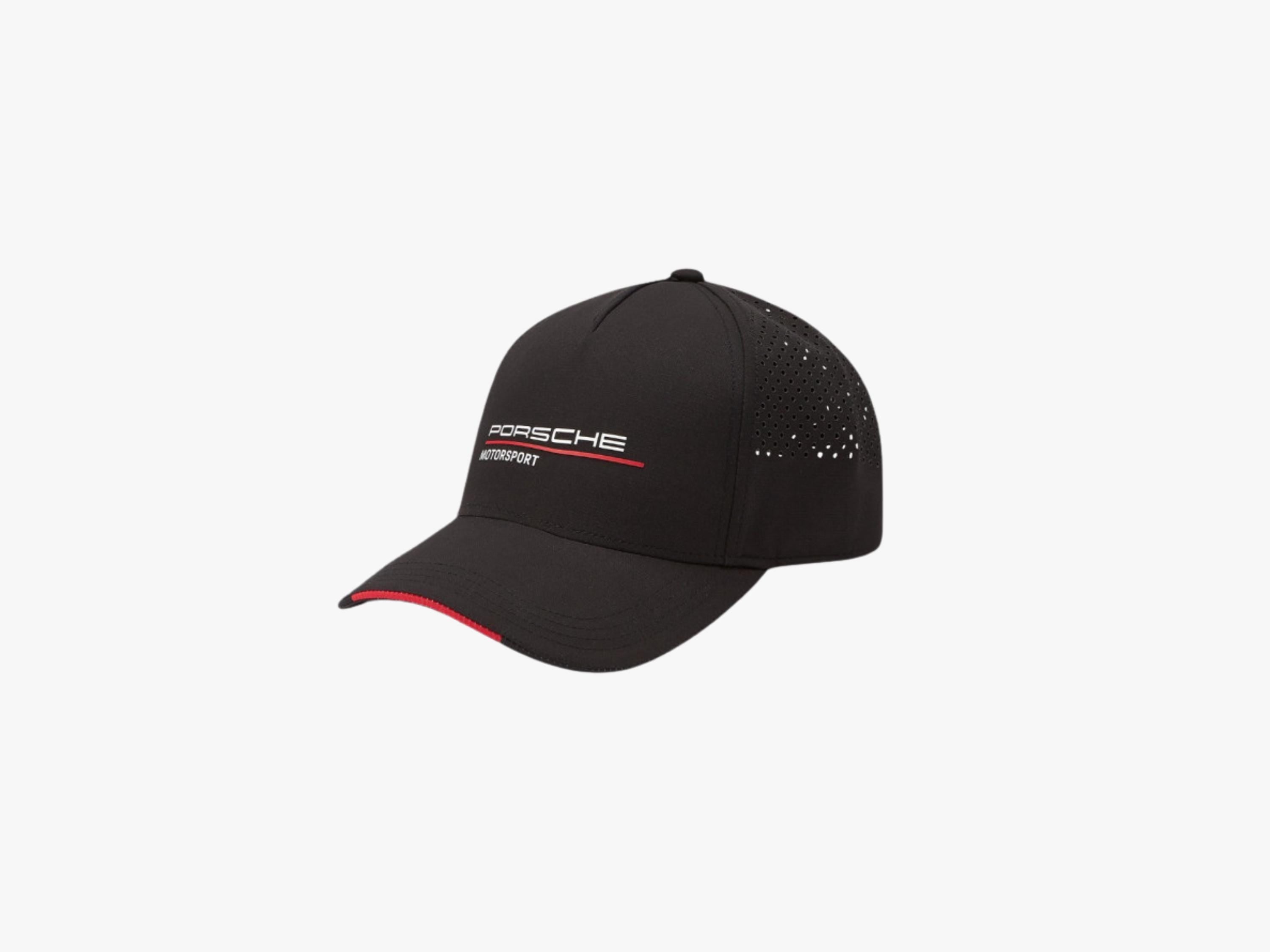 Porsche Motorsport Perforated Trucker Cap | Black Racing Hat | Unisex Collector Gift