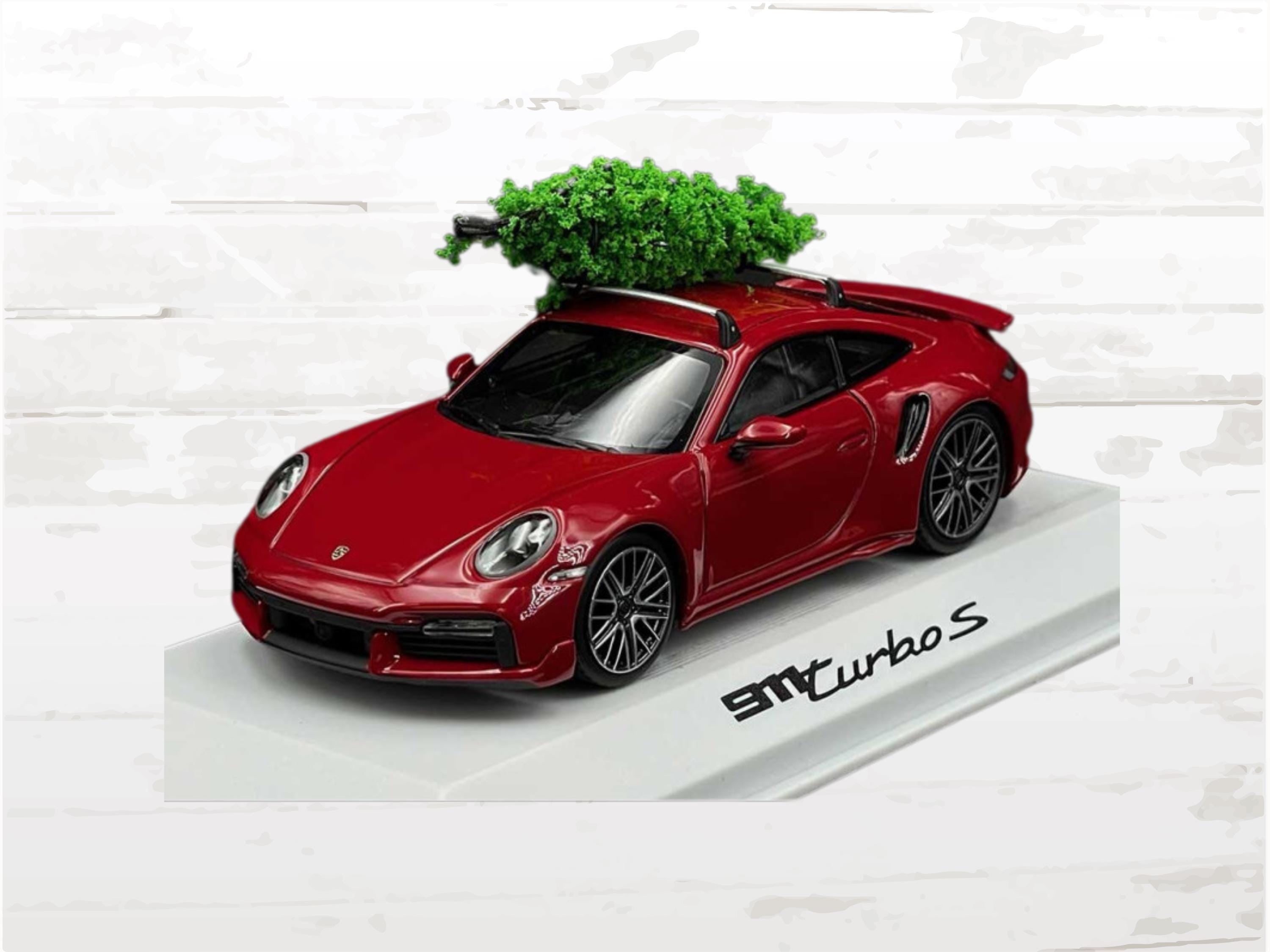 Porsche 911 Turbo S Christmas Model Car: 2023 Holiday Edition