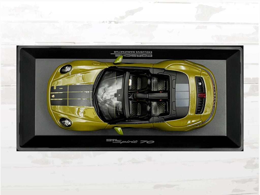 Porsche 911 Spirit 70 Cabriolet 2025 Olive Neo 1:43 Model Car