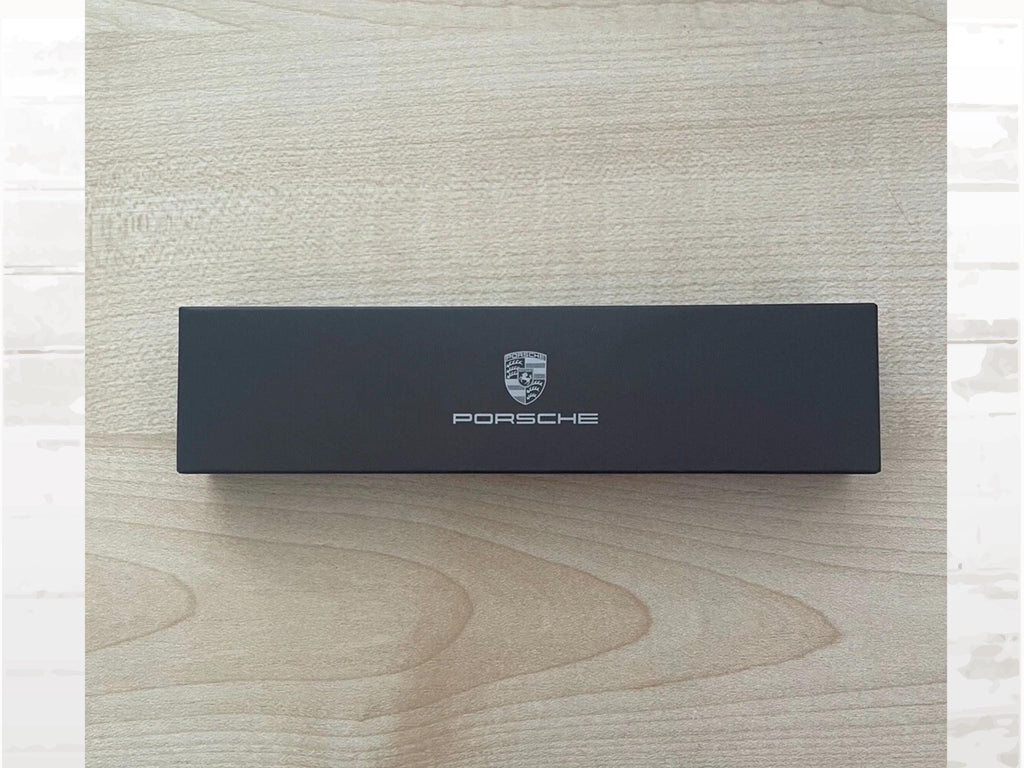 Porsche Panamera Rollerball Pen | Dark Grey Carbon Design | Refined Gift Car lovers