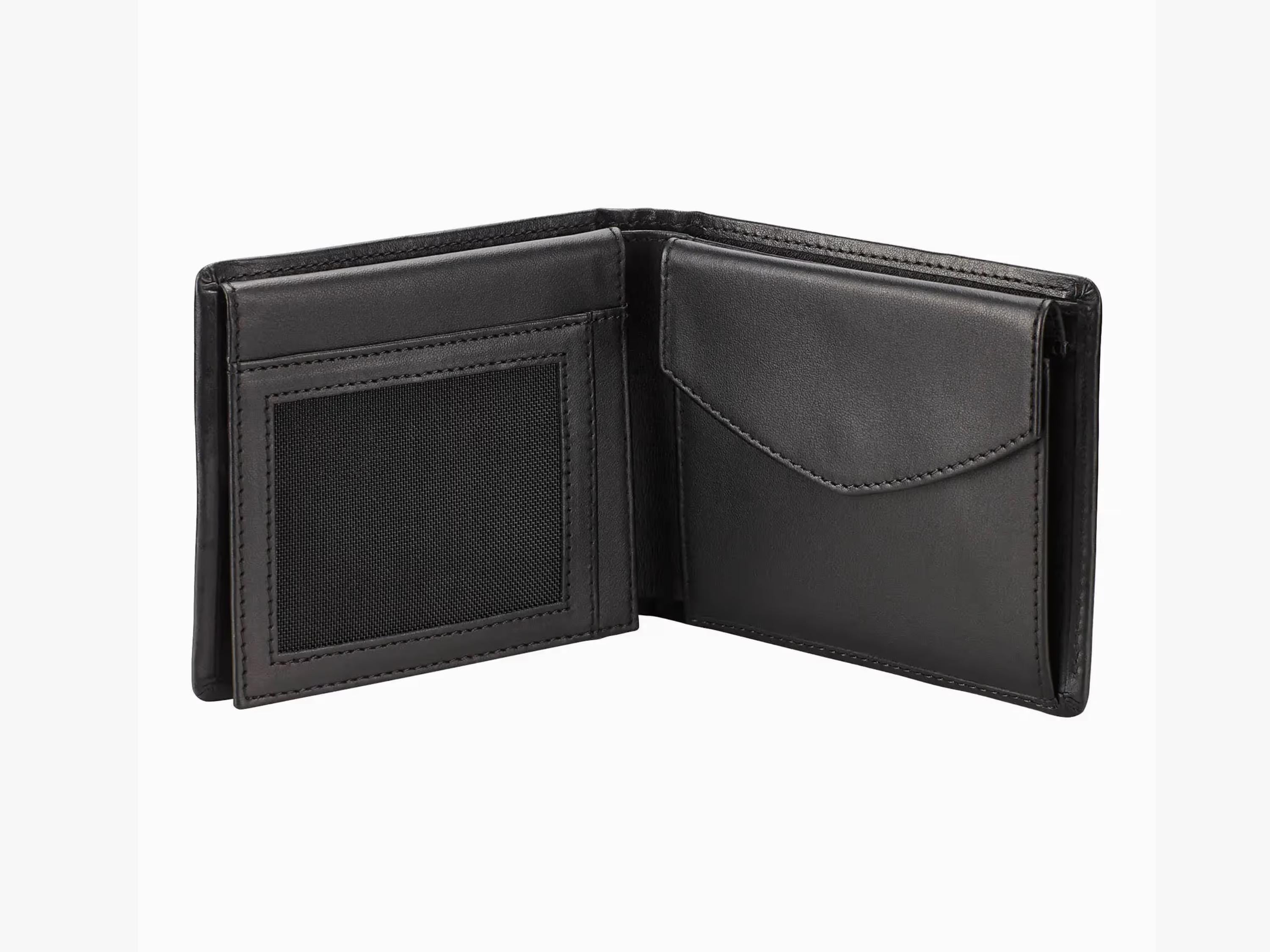 Porsche Men's Leather Wallet with Metal Crest – Premium Cowhide | 12 Card Slots, Zip Coin Pocket – Luxury