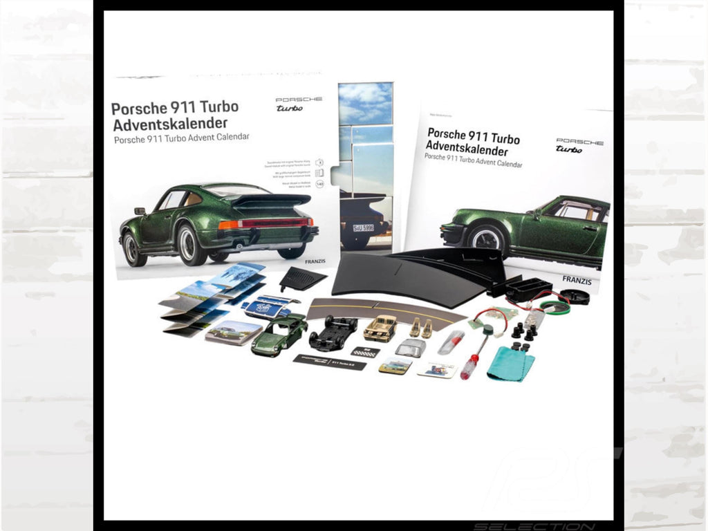Porsche 911 Turbo Advent Calendar, 1:43 Model, Christmas Gift 14 plus