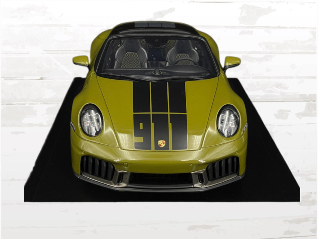 Porsche 911 Spirit 70 Type 992 Cabriolet 2025 Olive Neo 1:18 | Spark | Limited Edition