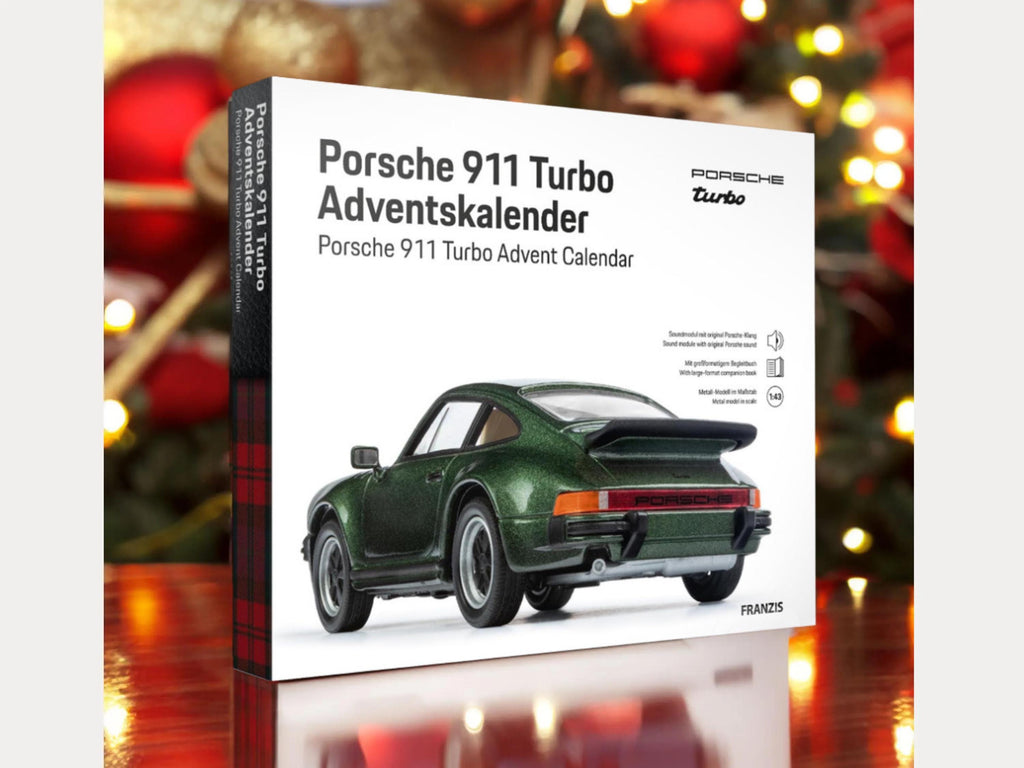 Porsche 911 Turbo Advent Calendar, 1:43 Model, Christmas Gift 14 plus