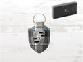 Porsche 911 Turbo 50th Anniversary Keyring, Tartan Crest