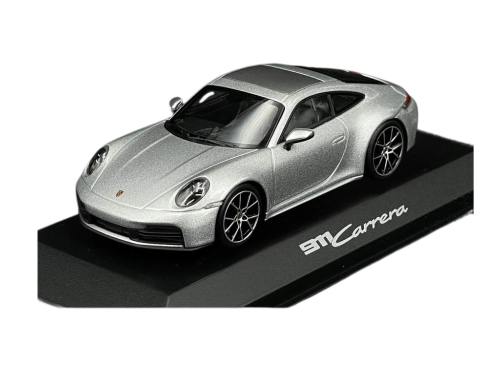 Porsche 911 Carrera Coupe Type 992.2 GT Silver 1:43 Scale Model Car – Diecast Collectible , 2024 New Release