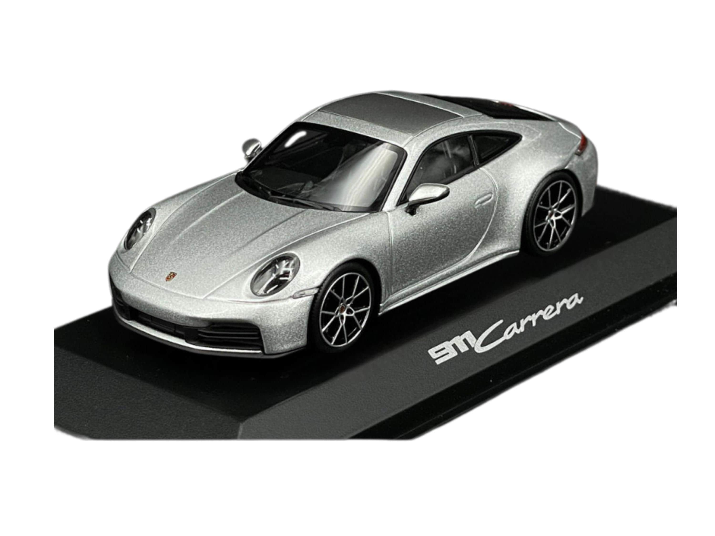 Porsche 911 Carrera Coupe Type 992.2 GT Silver 1:43 Scale Model Car – Diecast Collectible , 2024 New Release