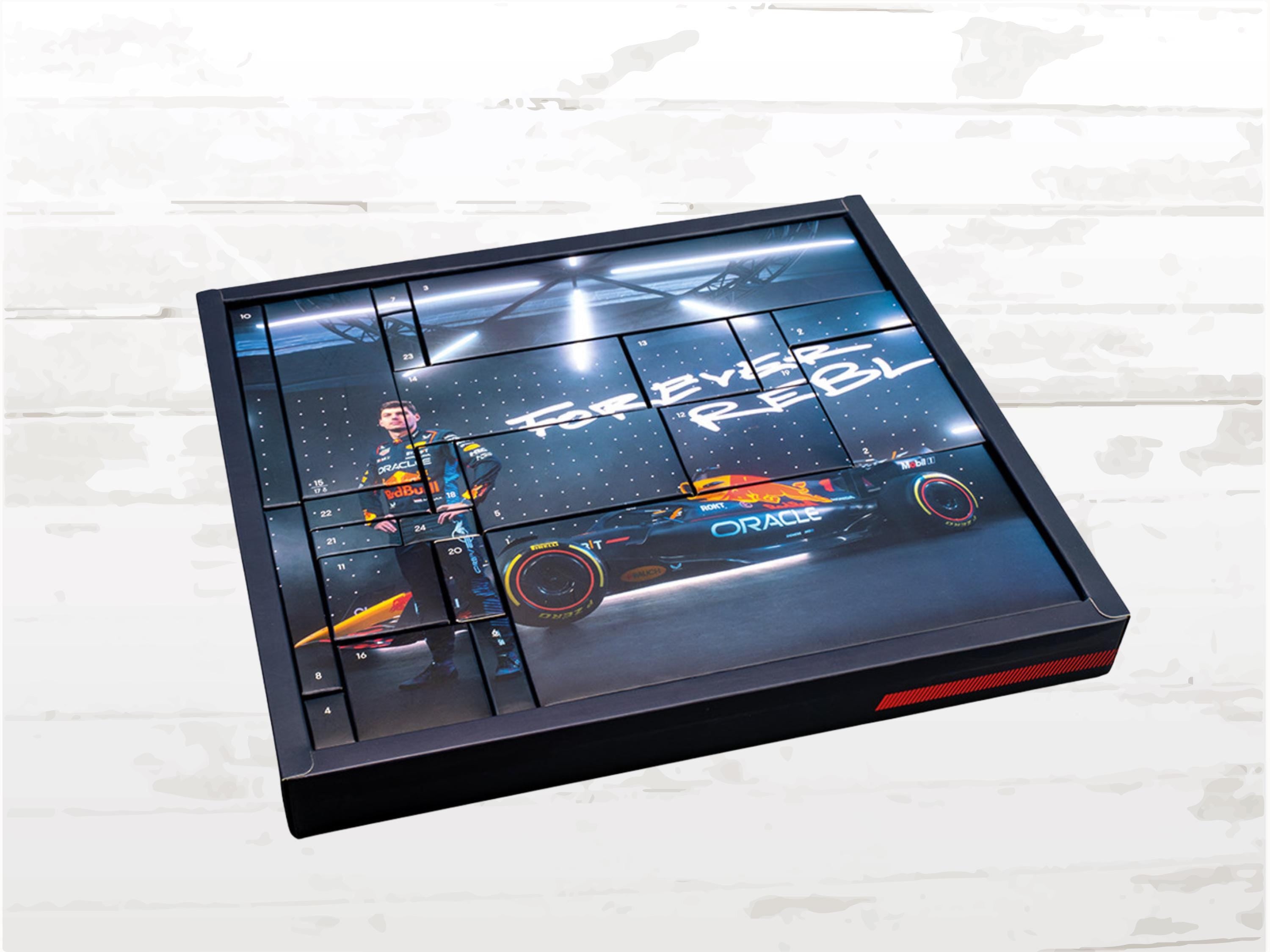 Racing Formula 1 Advent Calendar | 1:43 Scale RB20 Model Kit | For Racing Fans
