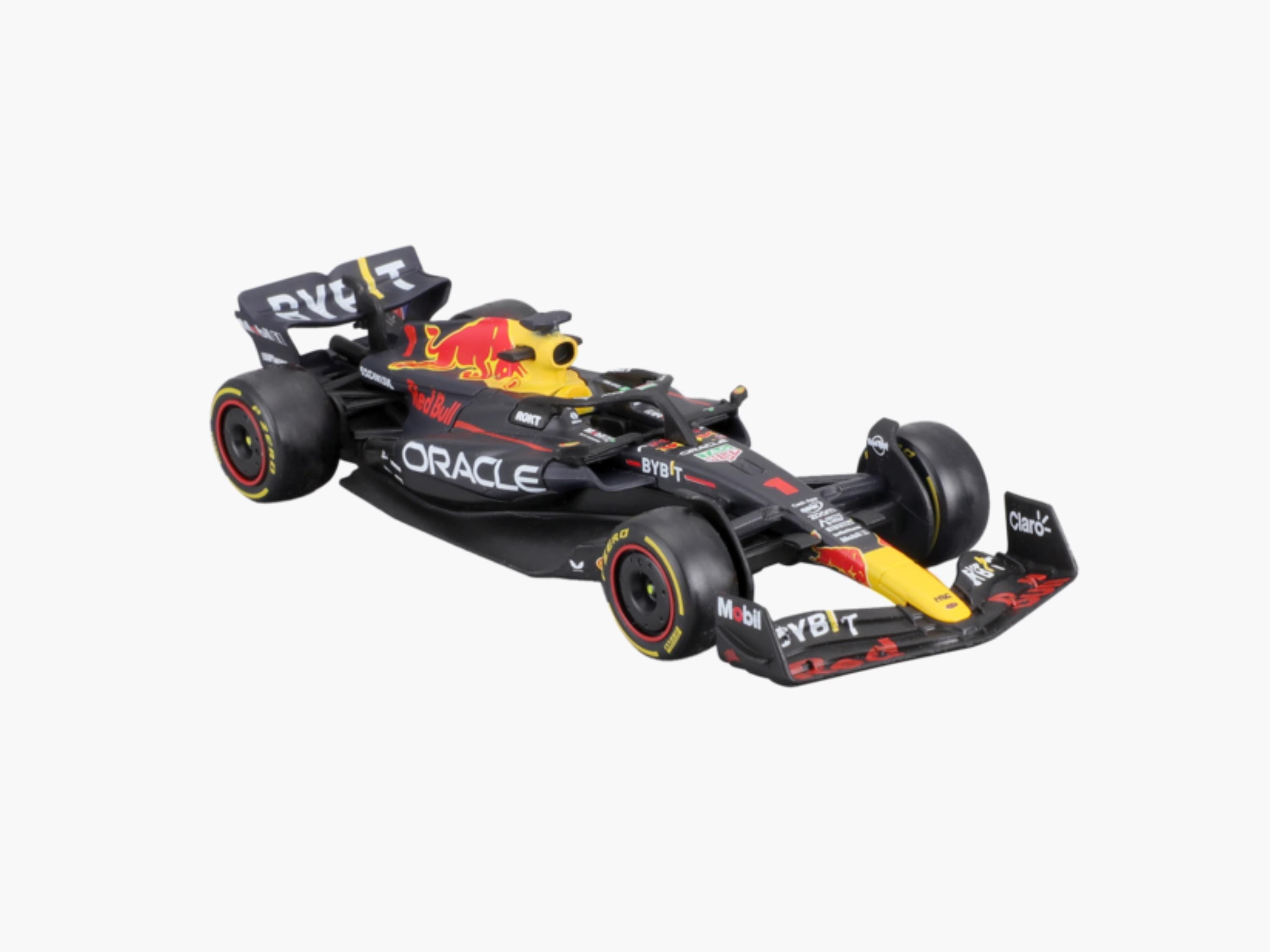 Formula 1 Race Car Model Toy, 1:43 Scale 2023 - Collectible Miniature RB19, with Yellow Tires