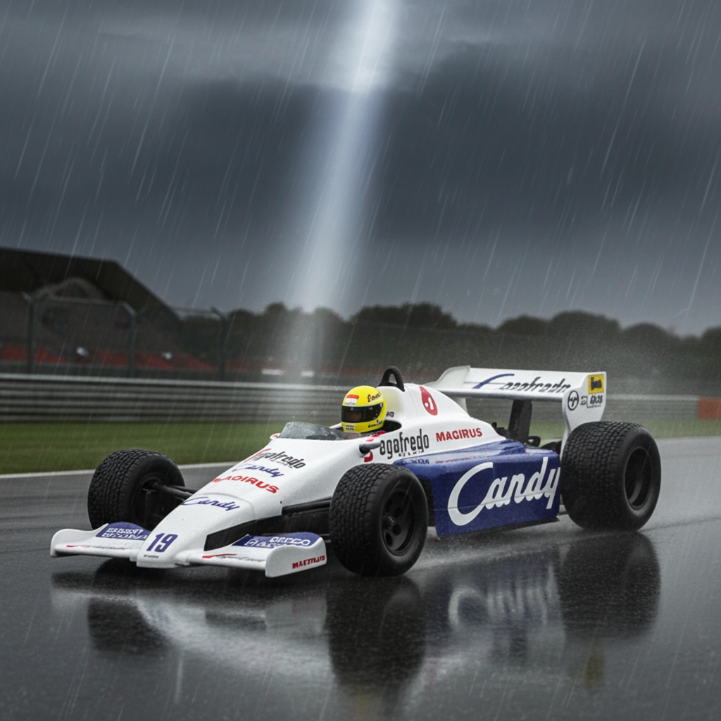 Ayrton Senna Toleman TG184 Monaco 1984, 1:43 Scale Model, Limited Edition 994 Pieces