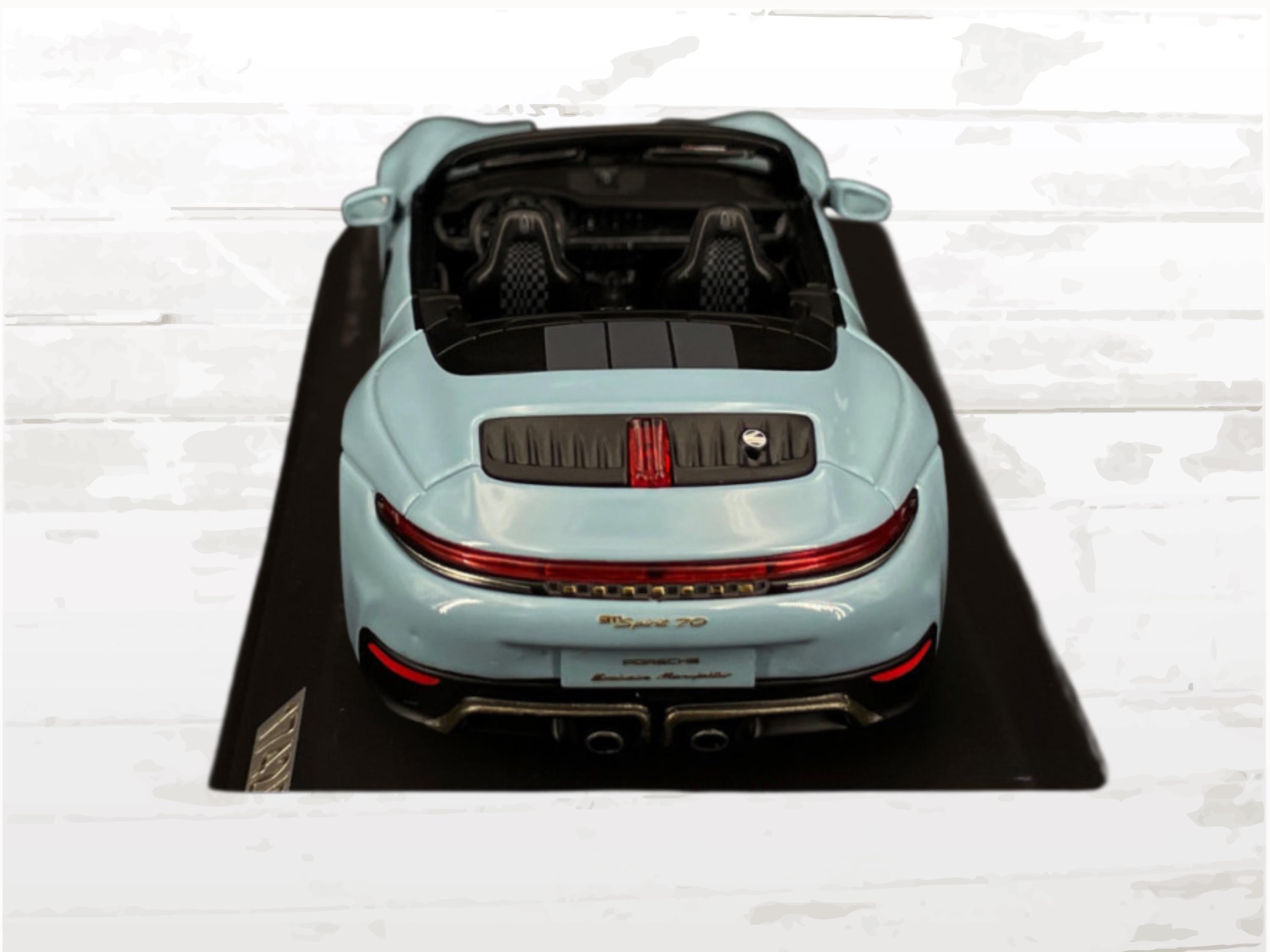 Porsche 911 Spirit 70 Type 992 Cabriolet 2025 Messen Blue 1/43, Limited Edition model