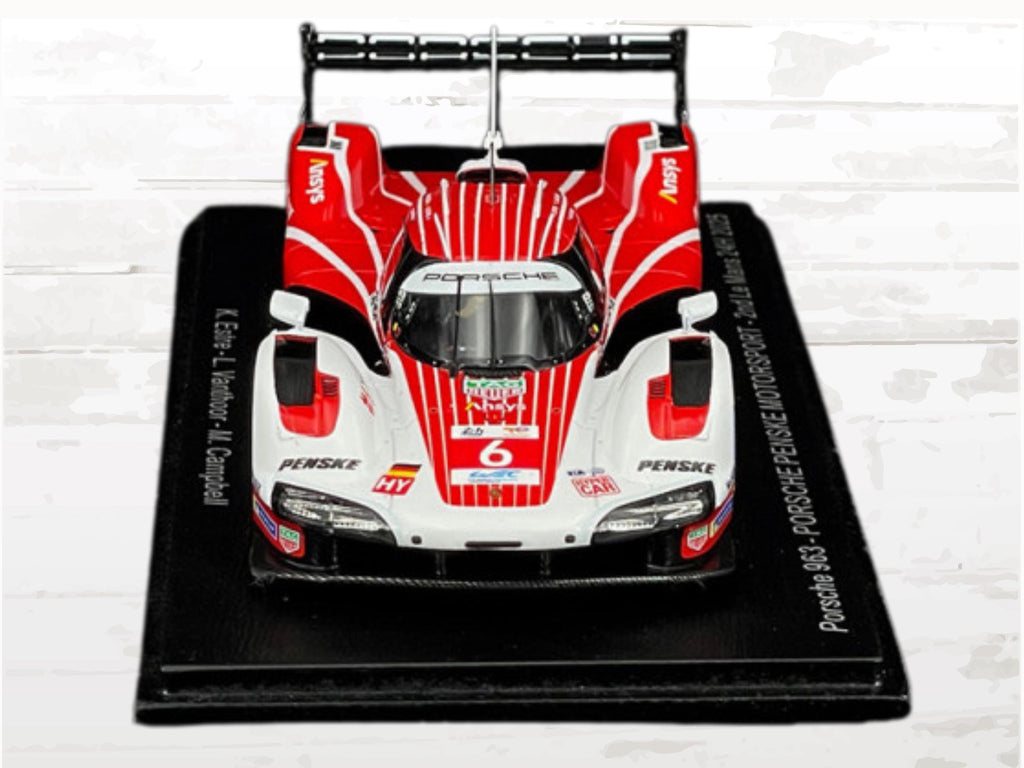 Porsche 963 No.6 2nd 24 Le Mans 2025 1:43 Scale Model – Porsche Penske Motorsport