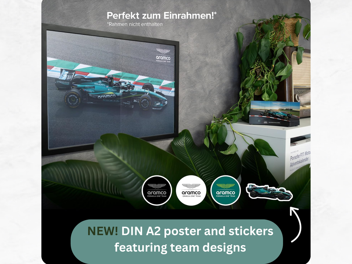 Aston Martin Racing F1 Advent Calendar 2026 | 1:43 Die-Cast AMR25 Model | 24-Day Build Kit