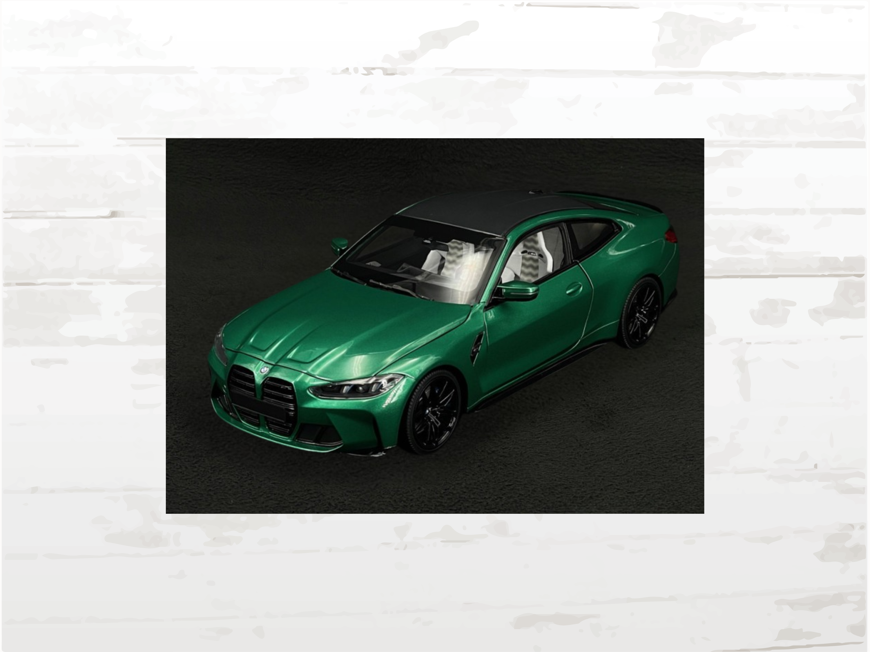 BMW M4 Coupé G82 Phase 2 2024 Green Metallic | 1:18 Scale Diecast Model