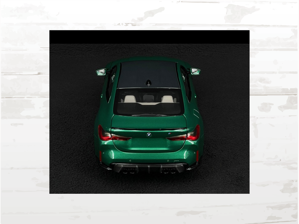 BMW M4 Coupé G82 Phase 2 2024 Green Metallic | 1:18 Scale Diecast Model