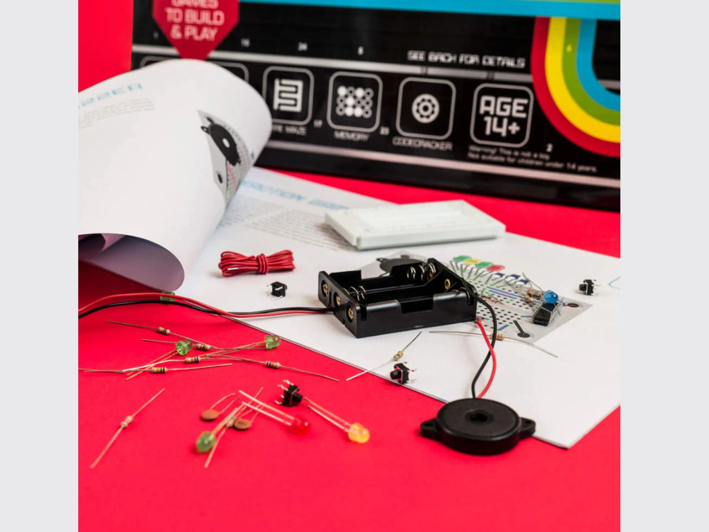 Electronic Games Advent Calendar | STEM DIY Kit for Teens 14+ | Build 24 Games