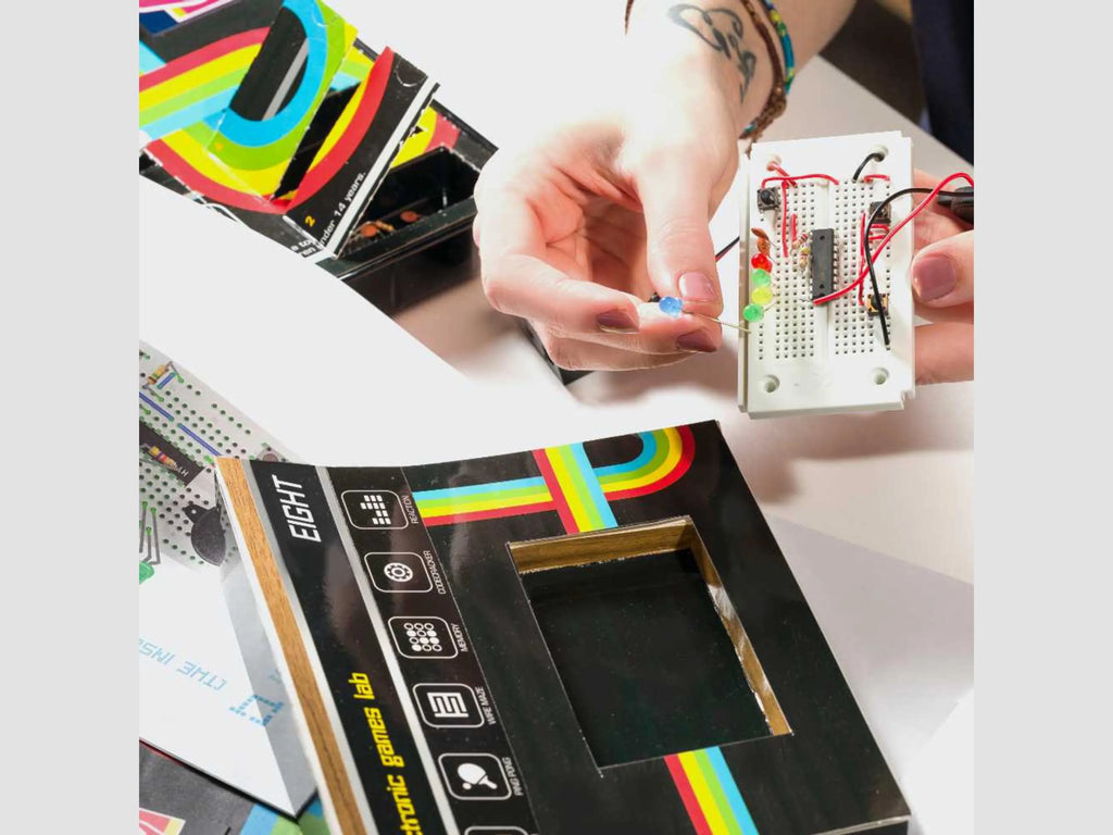Electronic Games Advent Calendar | STEM DIY Kit for Teens 14+ | Build 24 Games