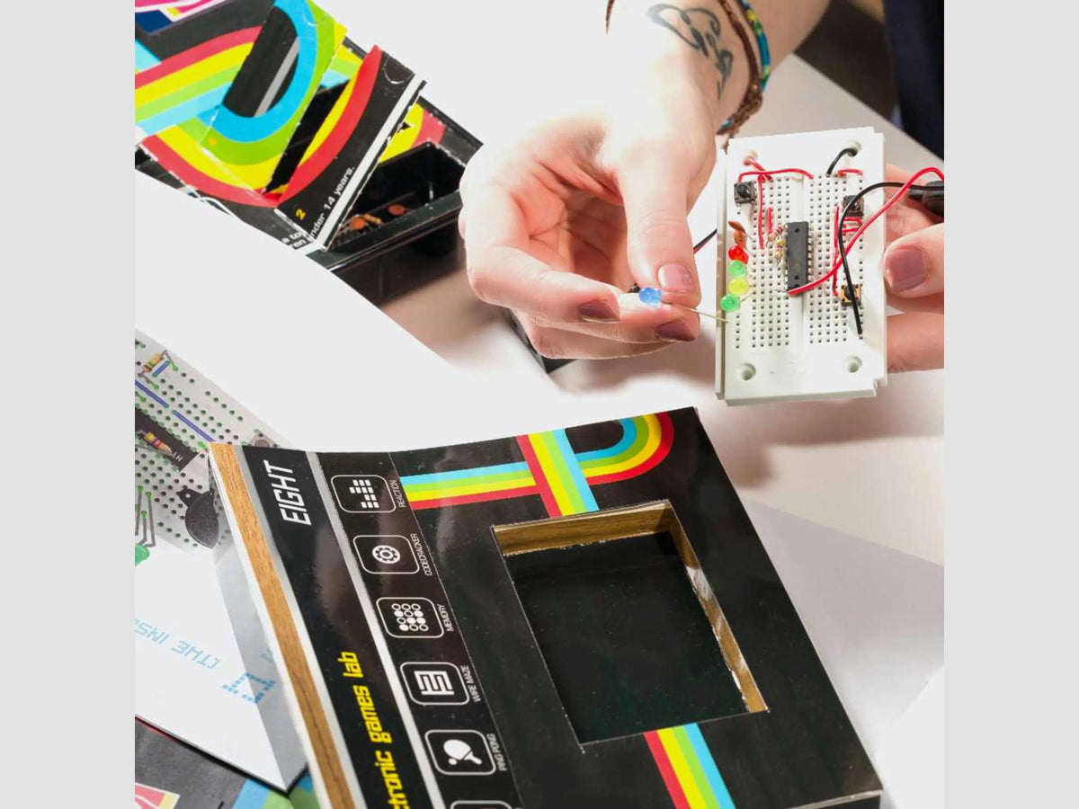 Electronic Games Advent Calendar | STEM DIY Kit for Teens 14+ | Build 24 Games