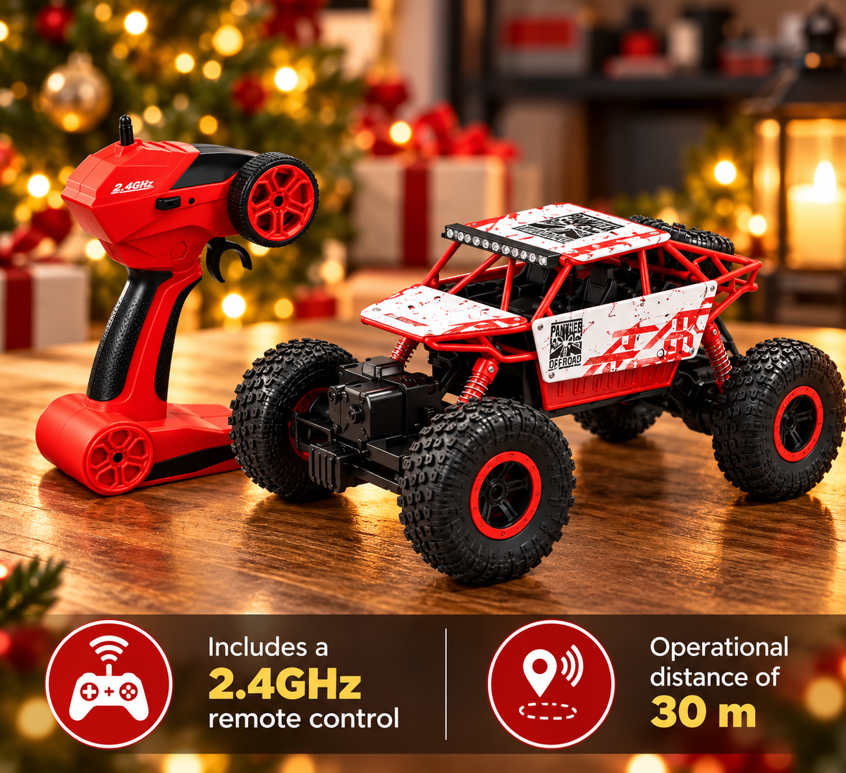 RED5 Remote Control Rock Crawler Car Advent Calendar – Build Your Own 1:18 Scale RC Truck | 24-Day Christmas Countdown