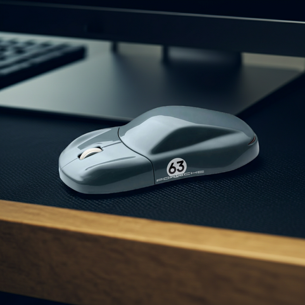 Porsche computer Mouse 911 60 years n 63 Design Shoreblue