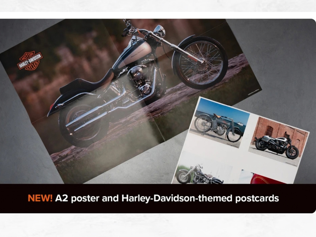 Harley-Davidson FXST Softail 1984 Advent Calendar | 1:18 Scale Model Kit with Sound | Franzis 67284