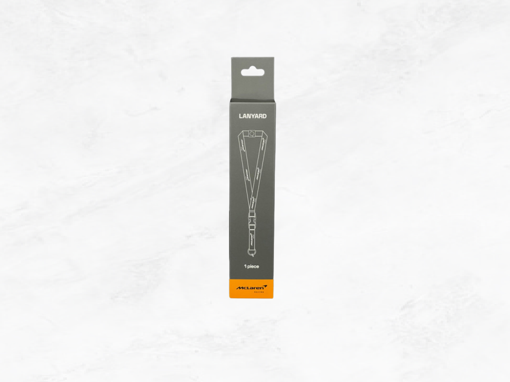 McLaren F1 Team Neck Keychain – Papaya Orange 2026 Lanyard – Formula 1 Fan Keychain