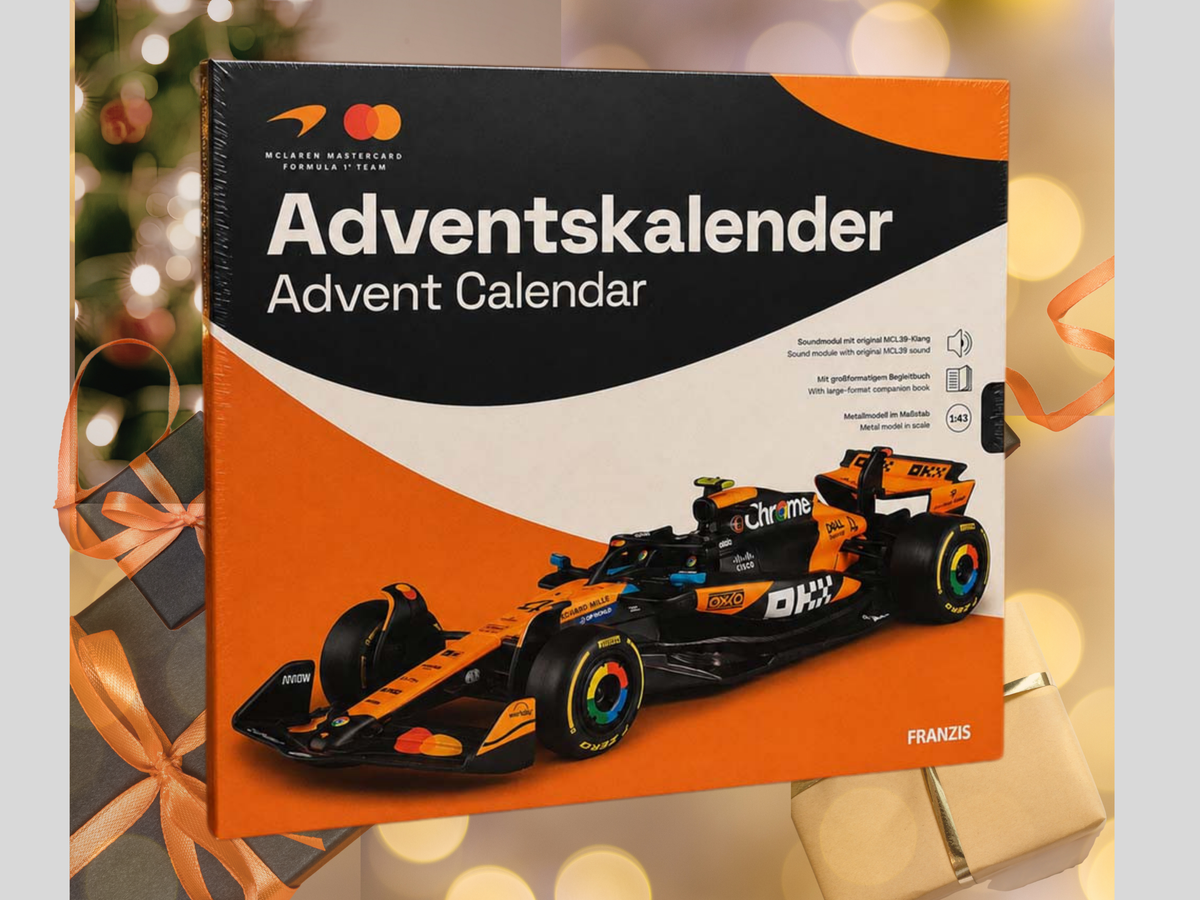 McLaren F1 Advent Calendar 2026 | 1:43 Die-Cast Model Car MCL39 | 24-Day Build Kit