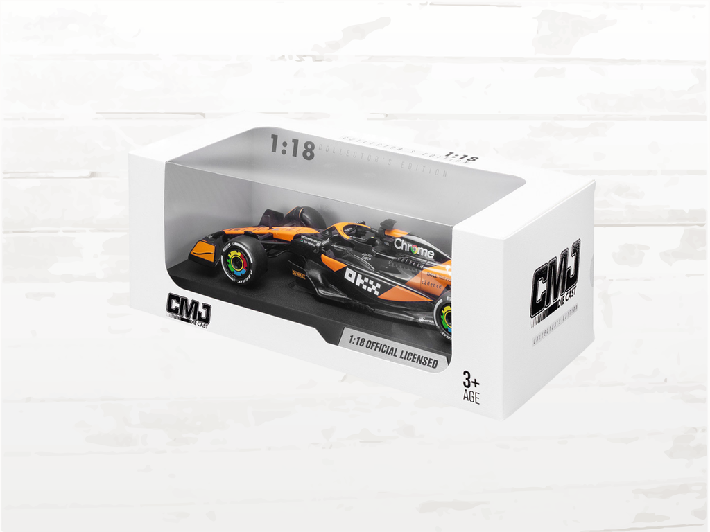 McLaren F1 2024 1:18 Diecast Model – Papaya Orange CMJ Die Cast