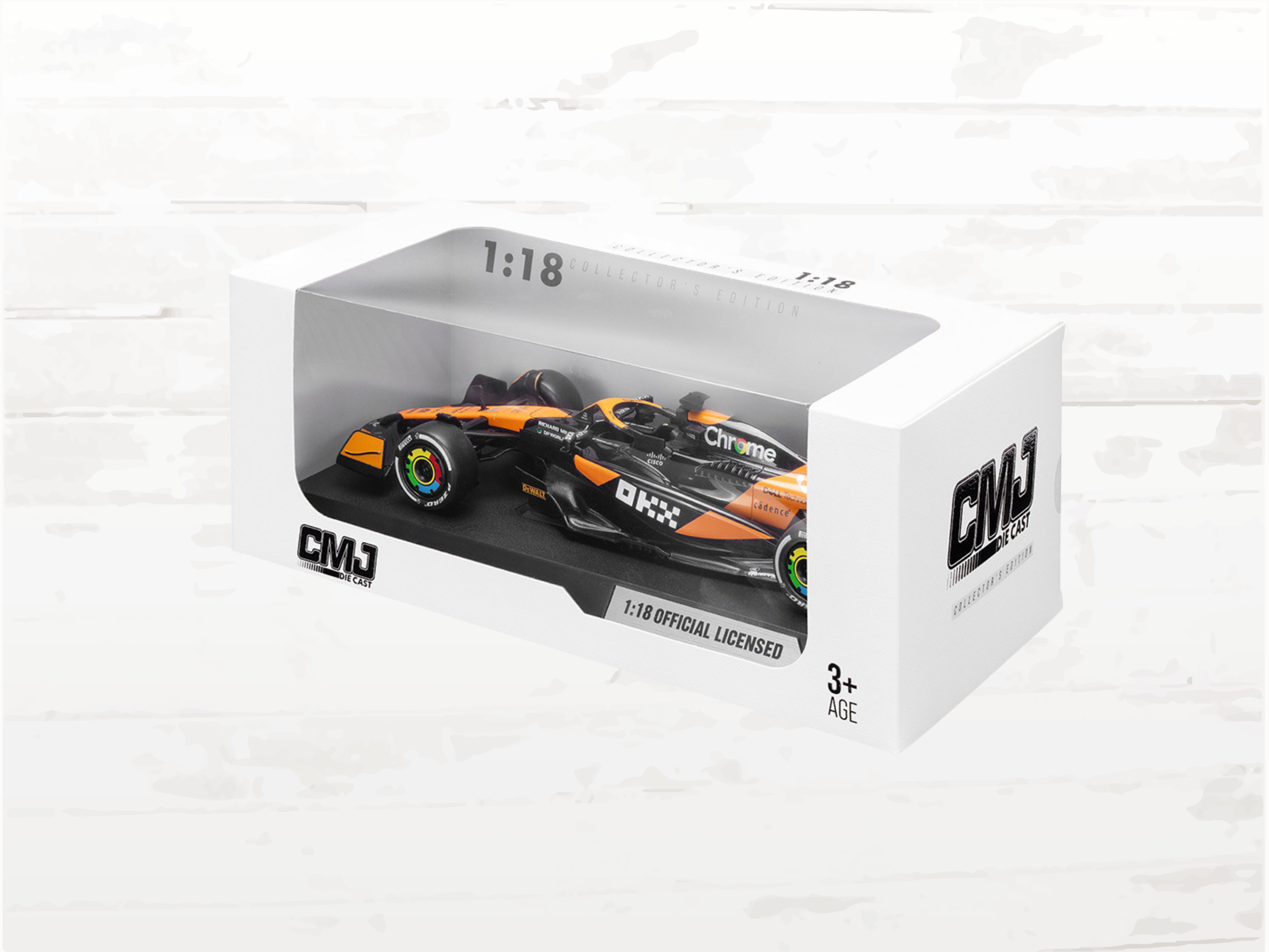 McLaren F1 2024 1:18 Diecast Model – Papaya Orange CMJ Die Cast