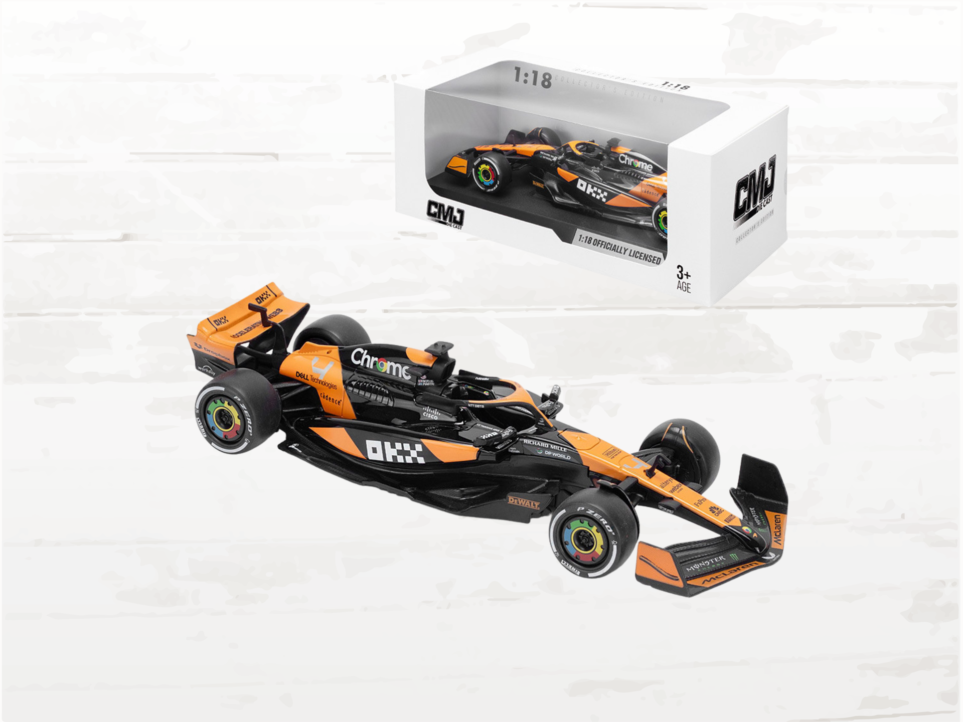 McLaren F1 2024 1:18 Diecast Model – Papaya Orange | The Crestory