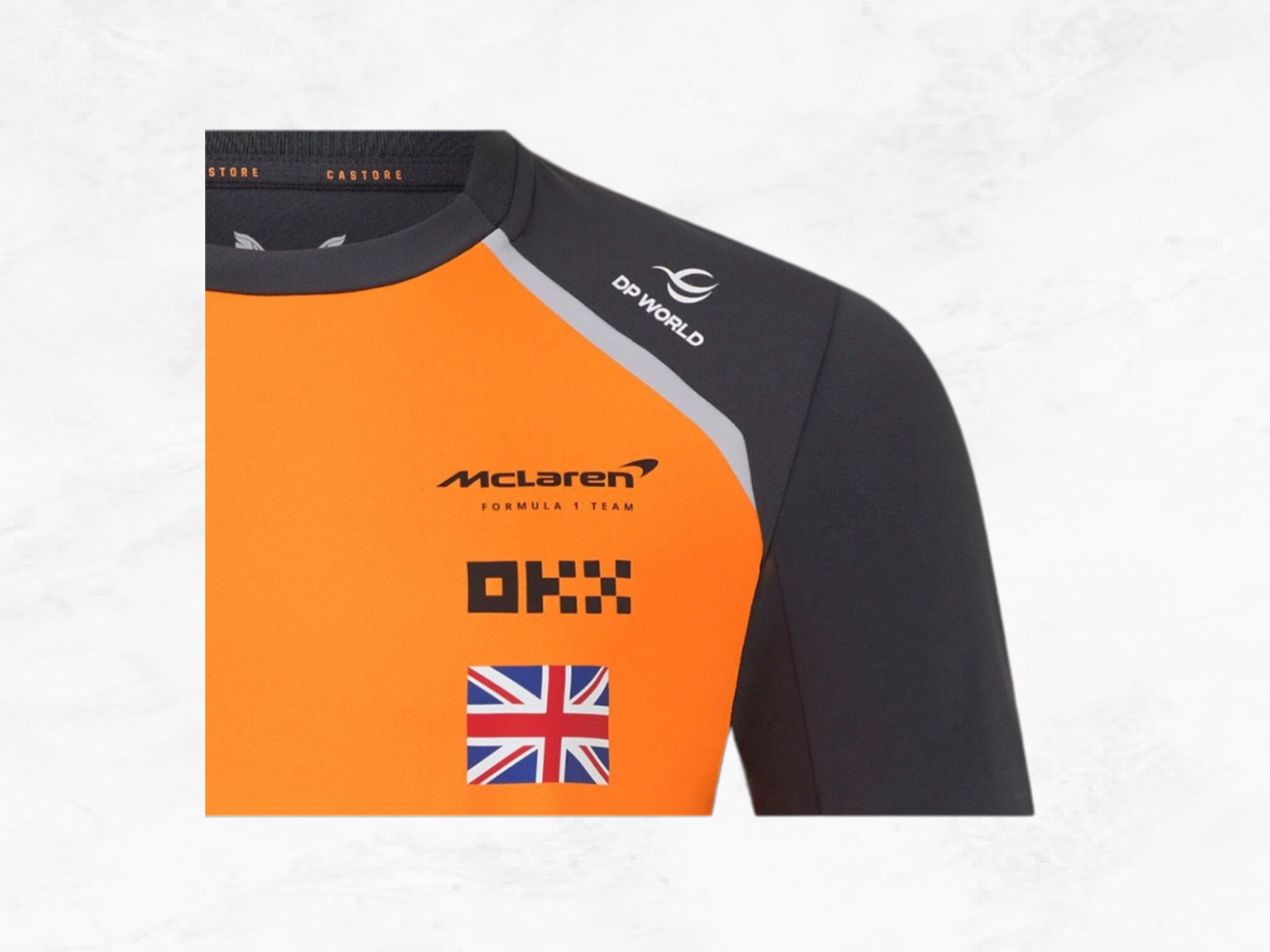 McLaren F1 Team T-Shirt No.4 Lando Norris – Papaya Orange Men's
