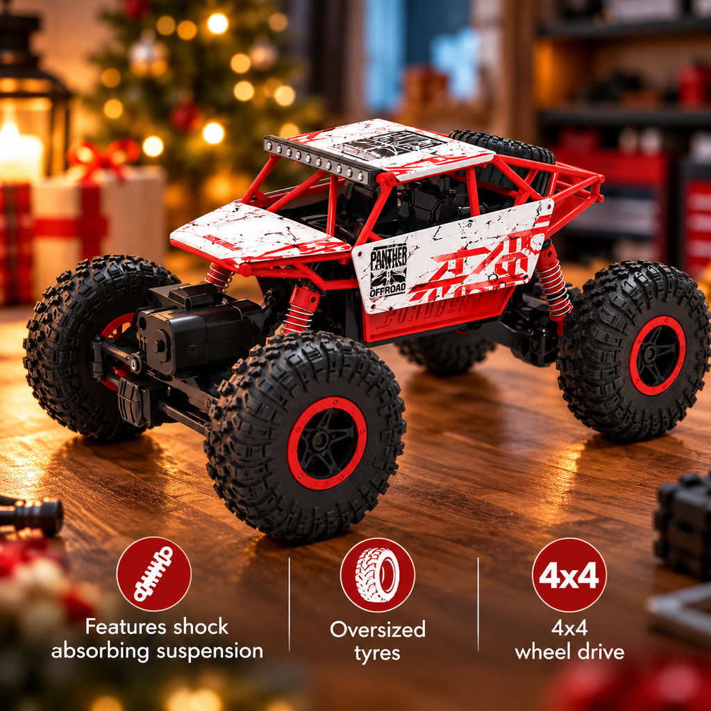 RED5 Remote Control Rock Crawler Car Advent Calendar – Build Your Own 1:18 Scale RC Truck | 24-Day Christmas Countdown