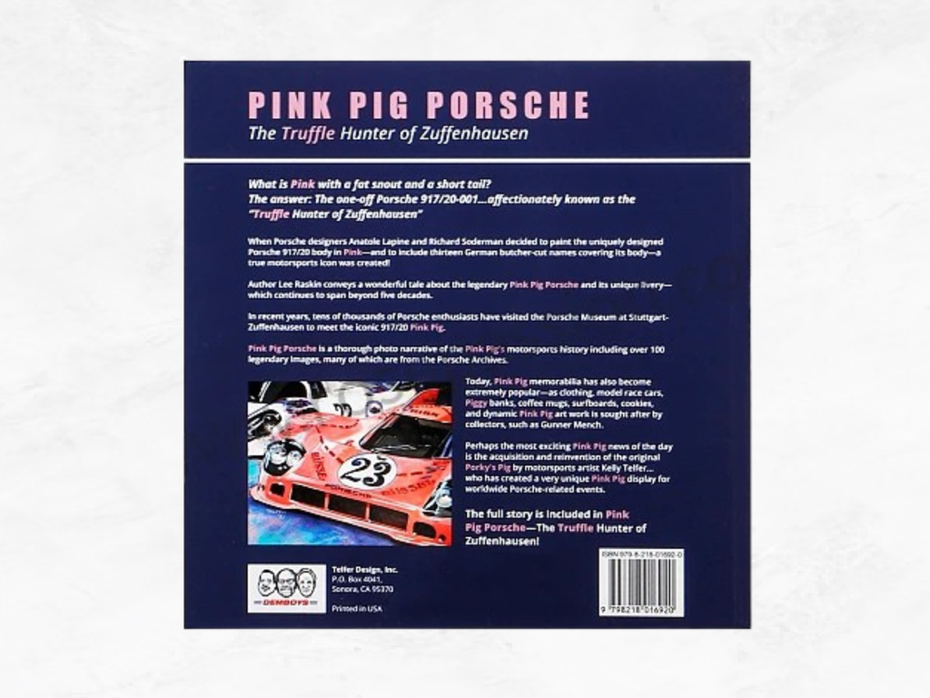 Book Porsche 917 Pink Pig Signed, Limited Edition