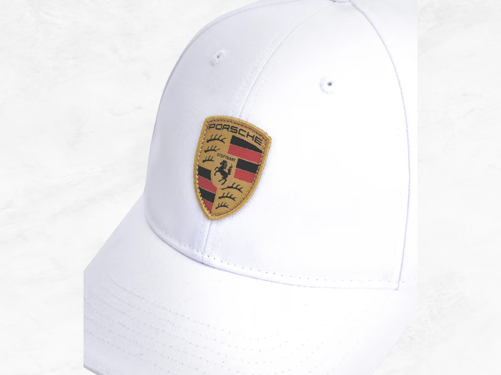 Porsche Essential Baseball Cap White – Embroidered Logo | Cotton Hat