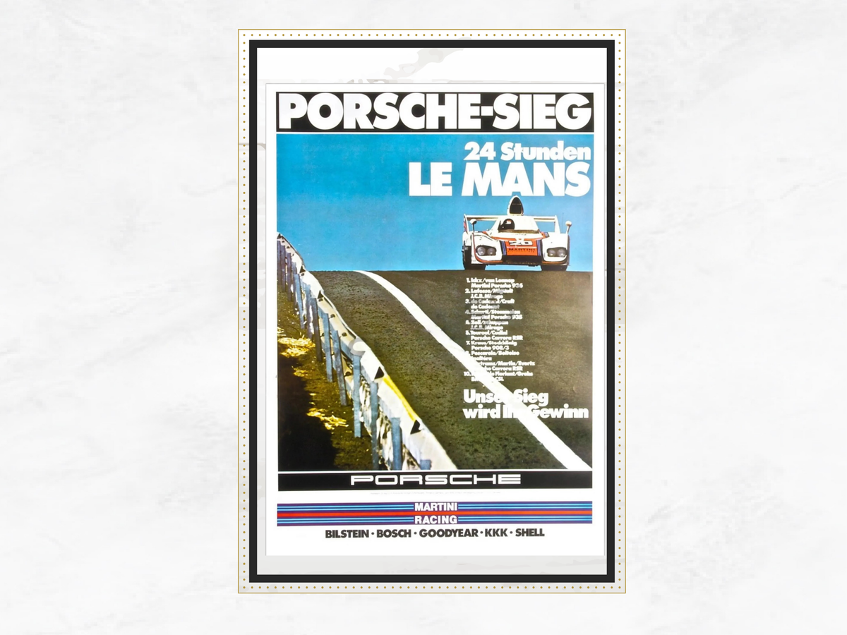 Porsche 936 Le Mans 1976 – Martini Racing Victory Poster | Jacky Ickx | 70x50 cm